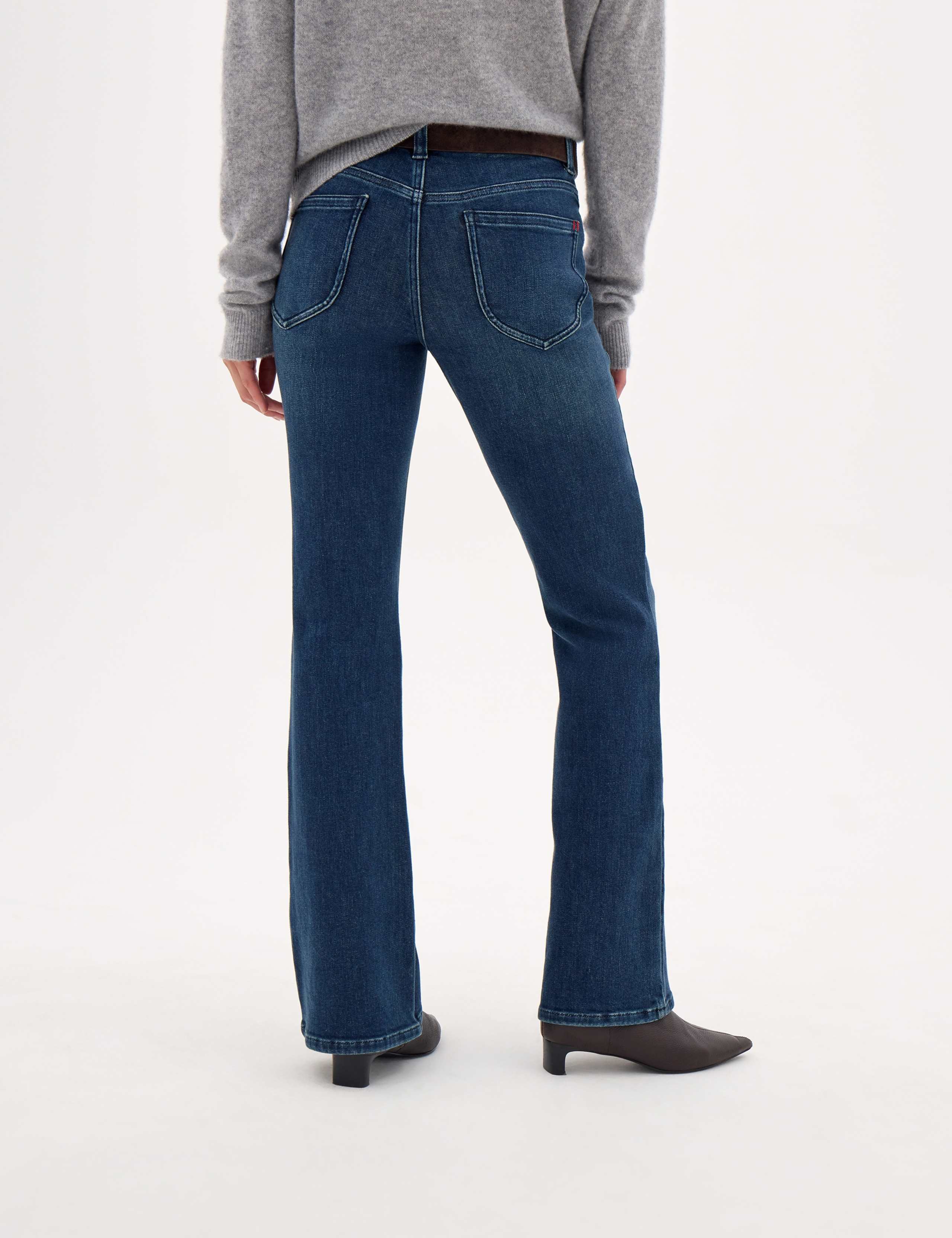 Mid Rise Bootcut Fit Cotton Jeans 3 of 5