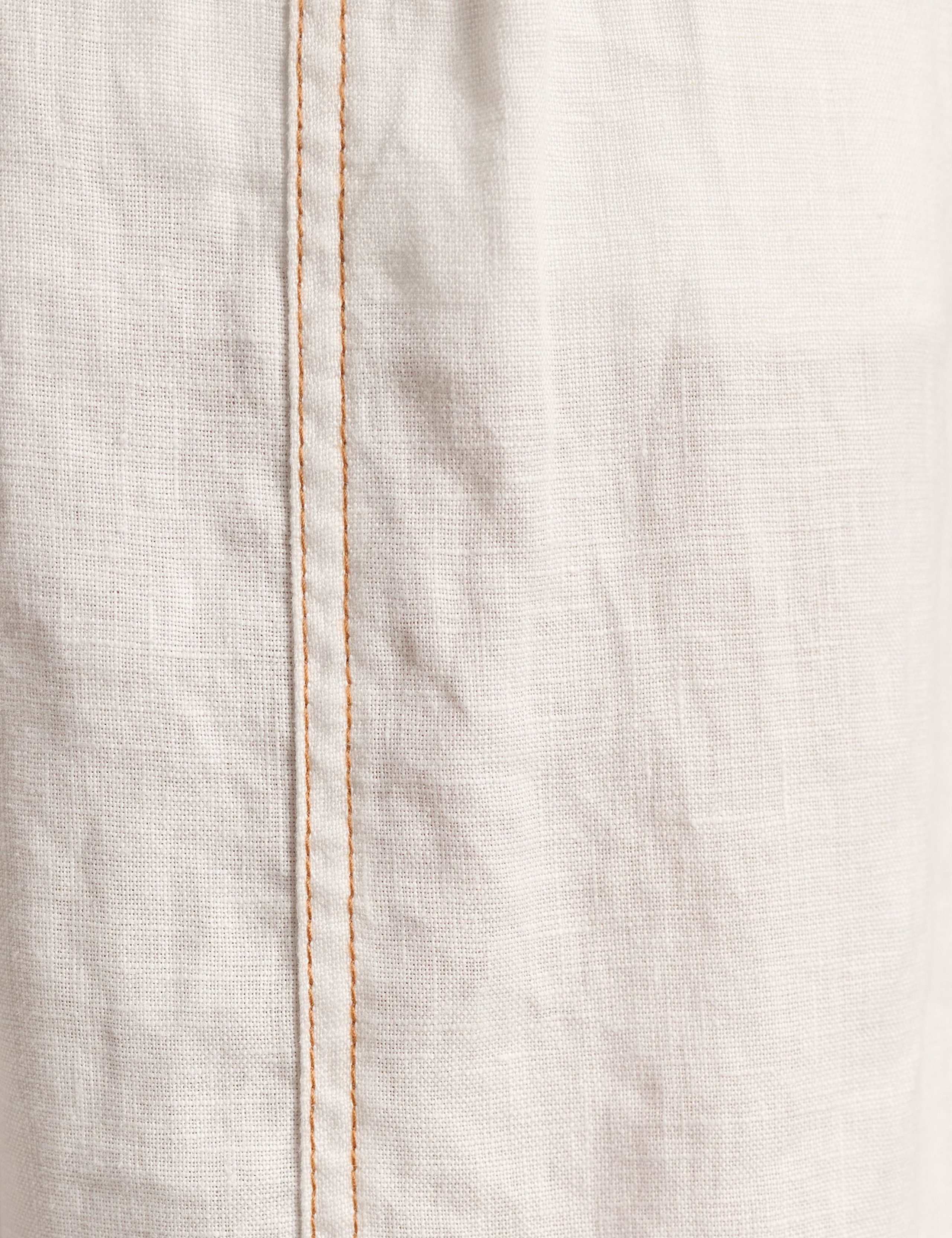 Pure Linen Cargo Pull On Trousers 6 of 6