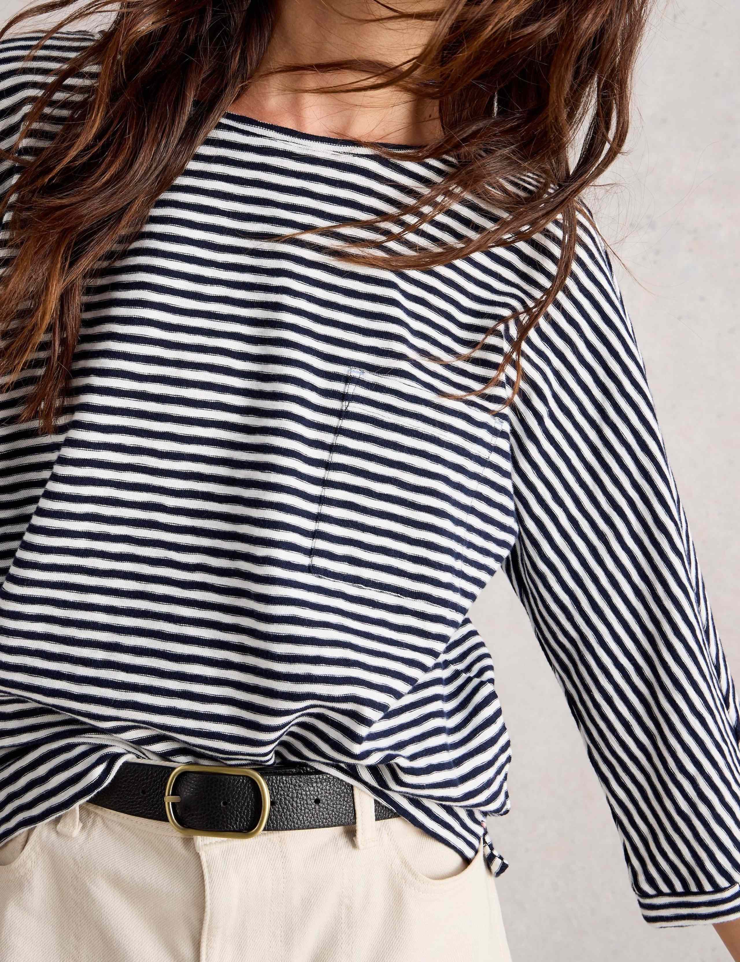 Pure Cotton Striped Top 6 of 6