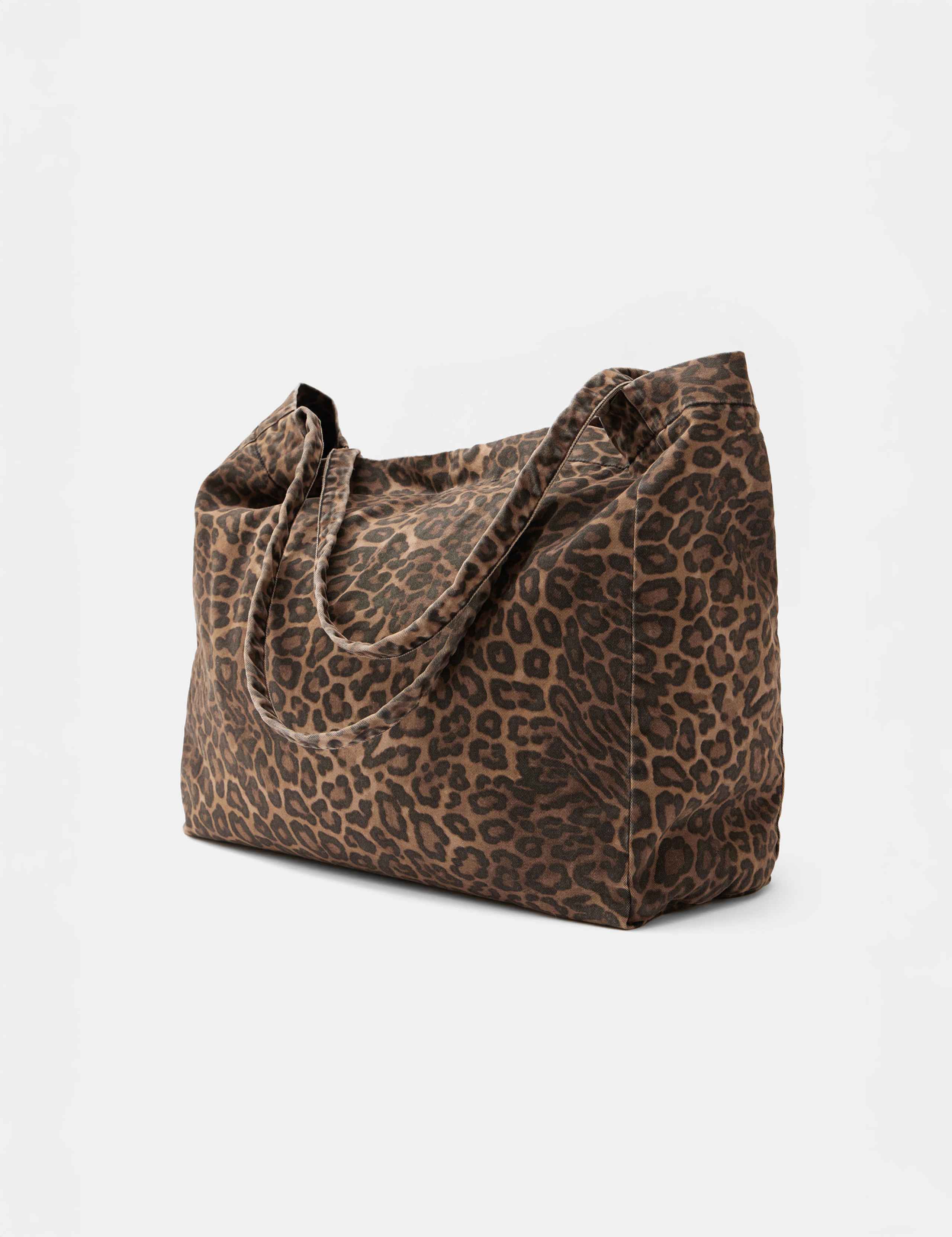 Pure Cotton Canvas Animal Print Tote Bag 4 of 4