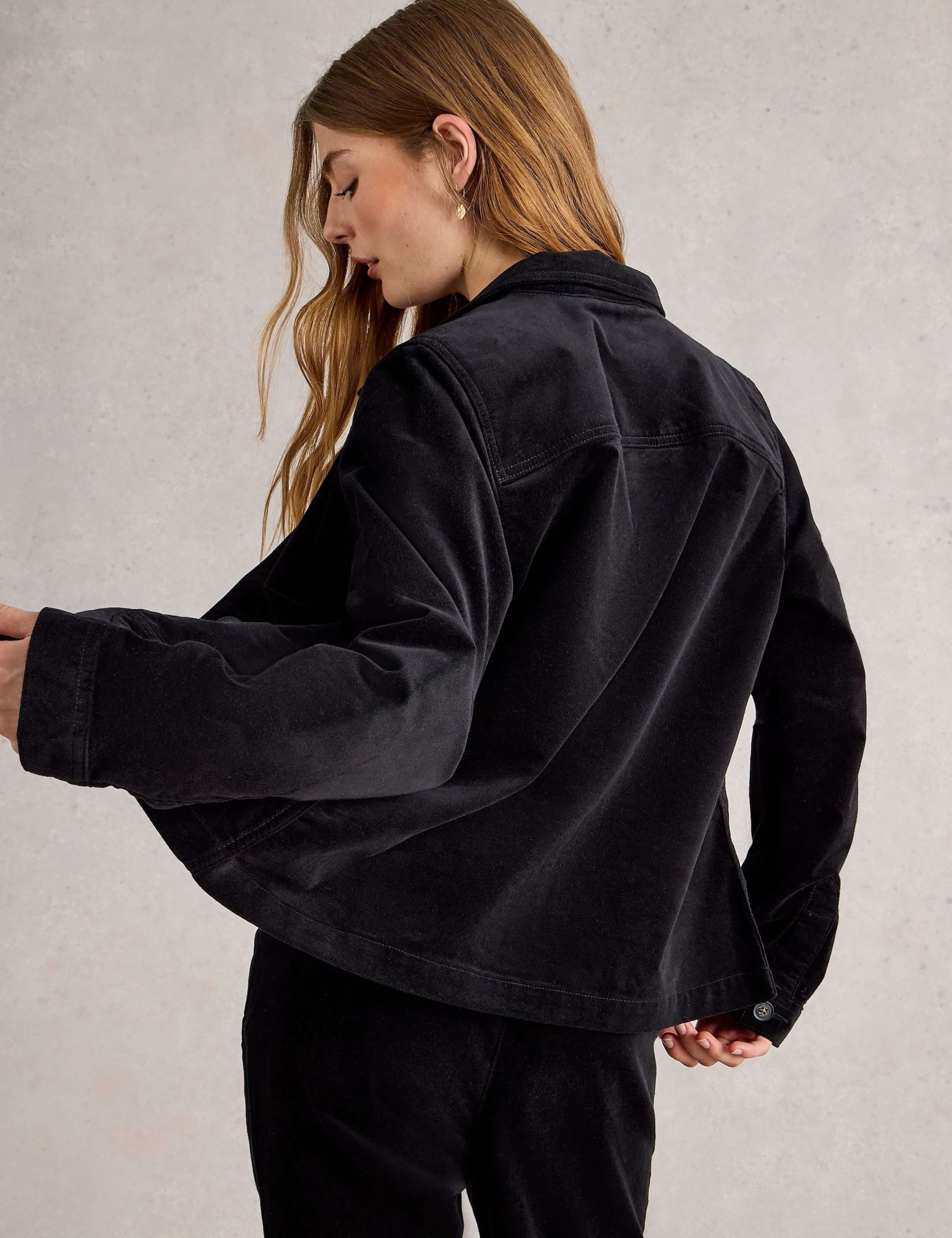Cotton Rich Velvet Jacket 3 of 6