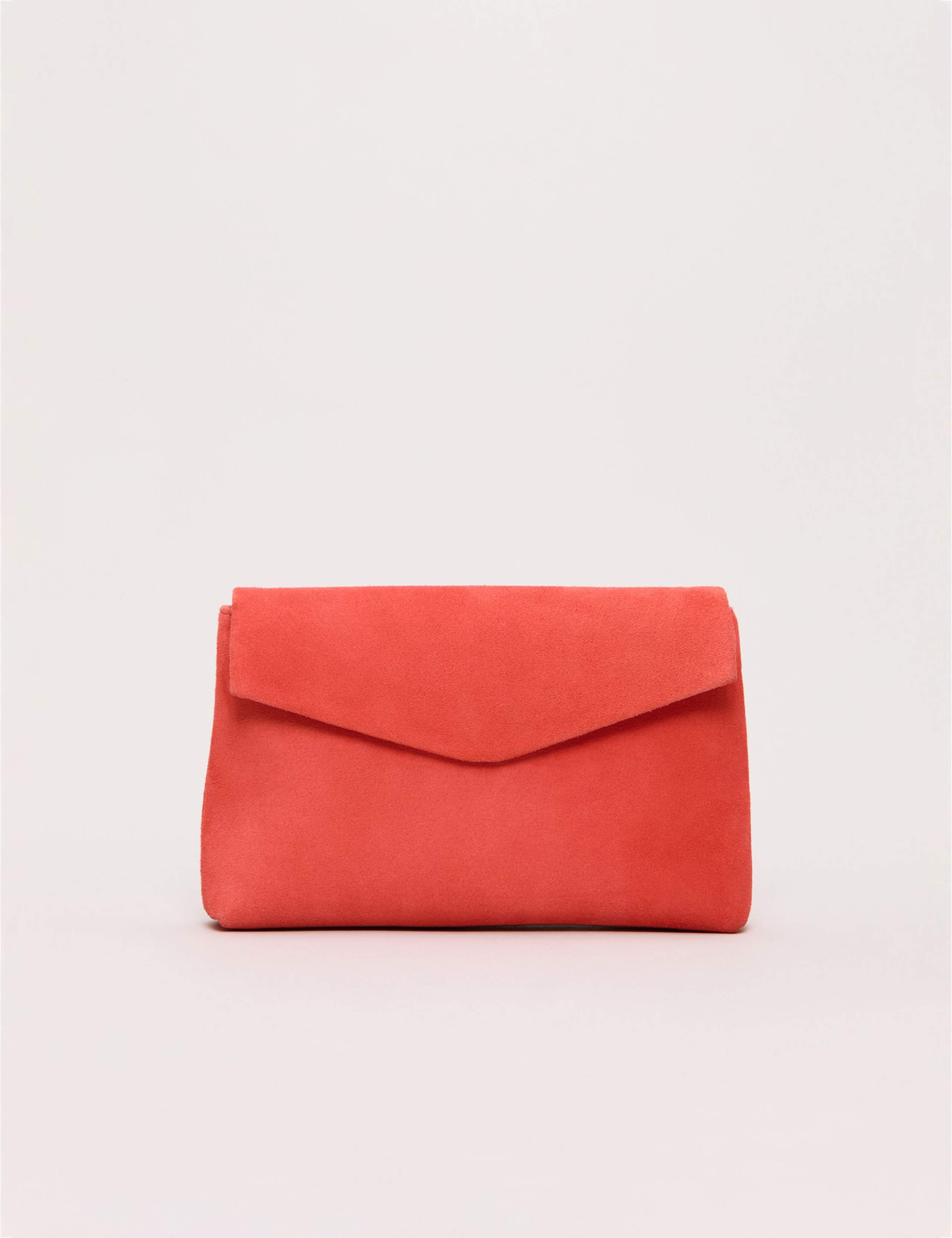 Suede Chain Strap Clutch Bag 1 of 8