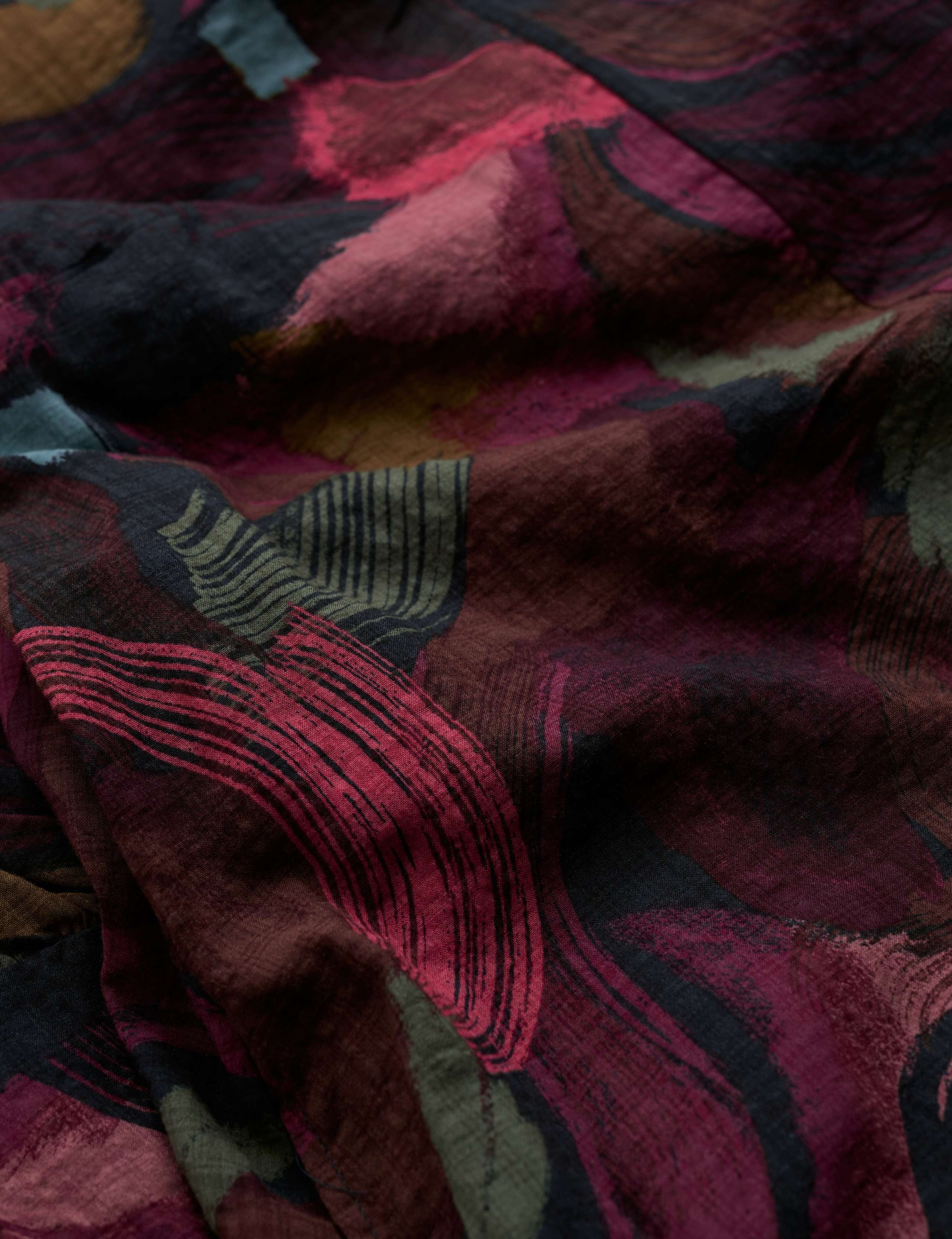 Cotton Rich Printed Midaxi Dress 5 of 5