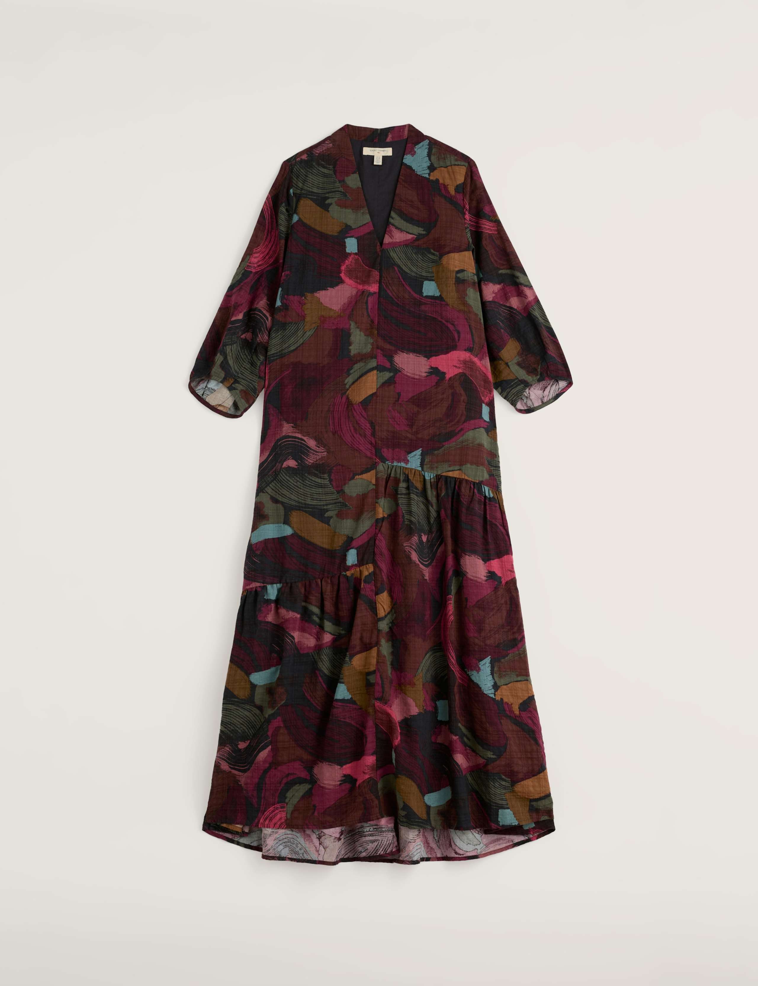 Cotton Rich Printed Midaxi Dress 2 of 5