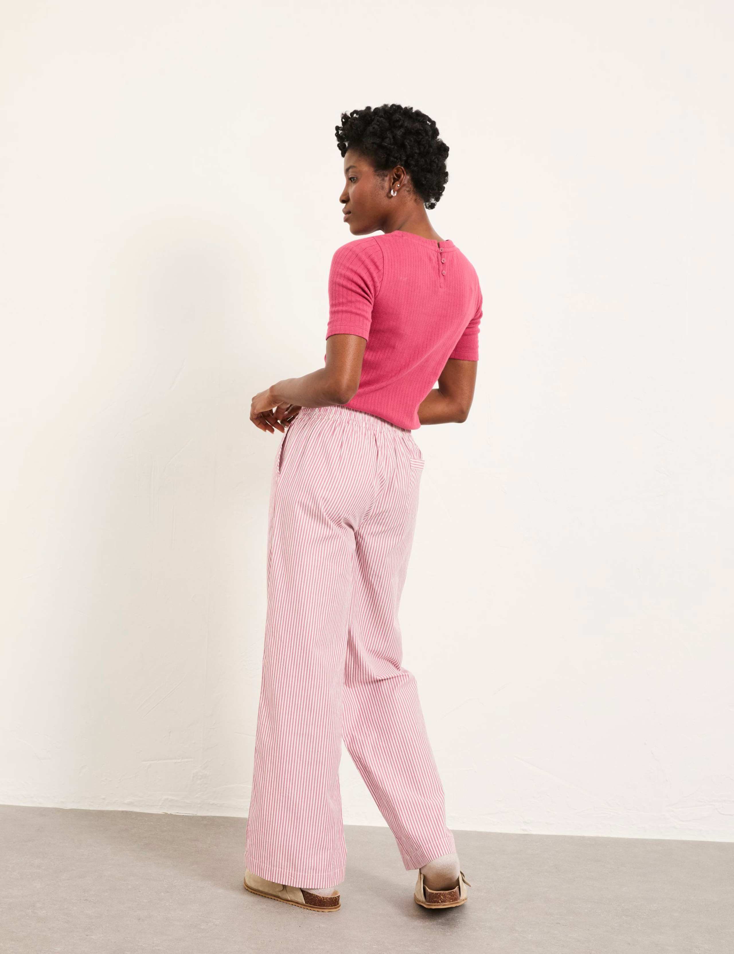 Pure Cotton Striped Pyjama Bottoms 5 of 6