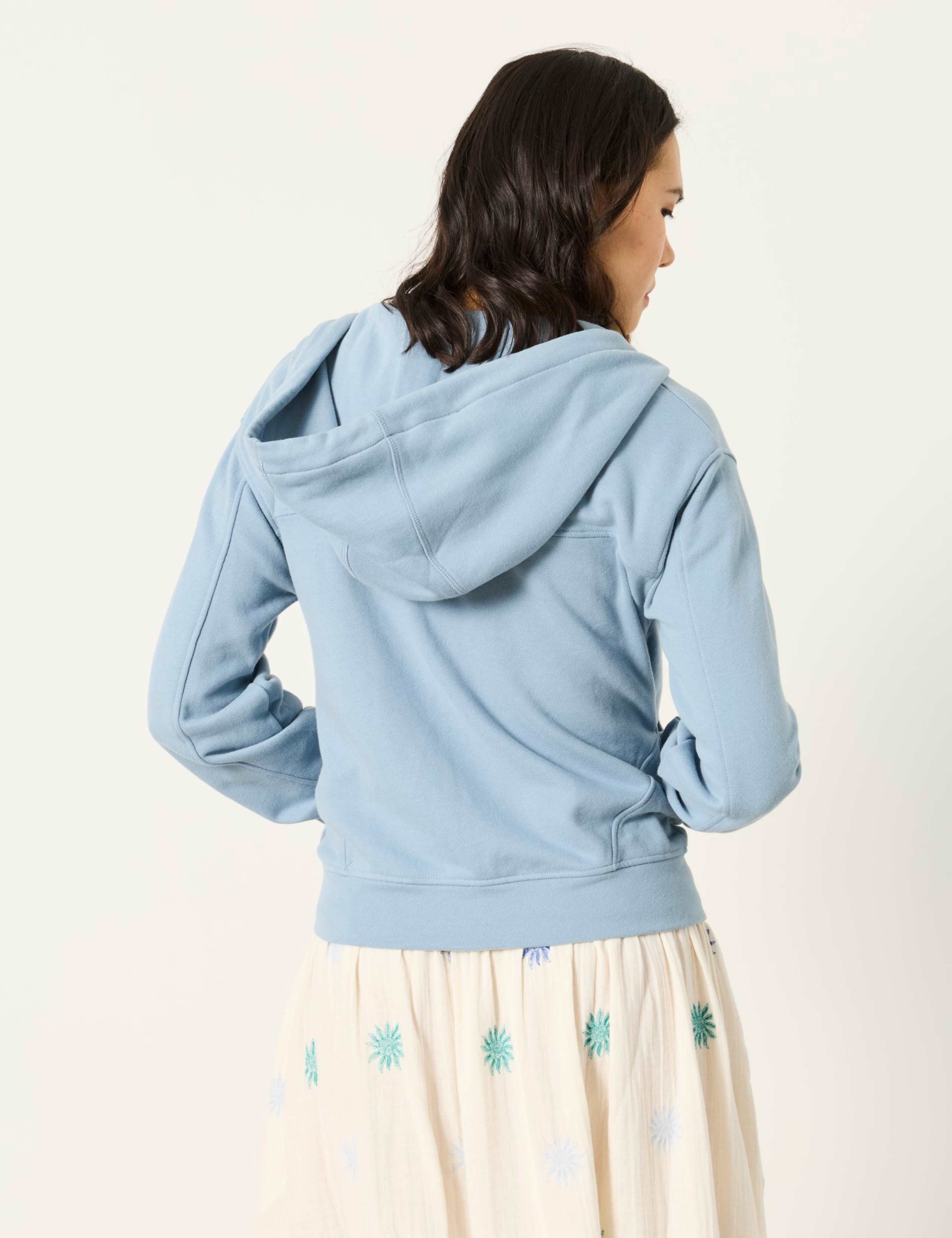 Pure Cotton Zip-Through Hoody 3 of 6
