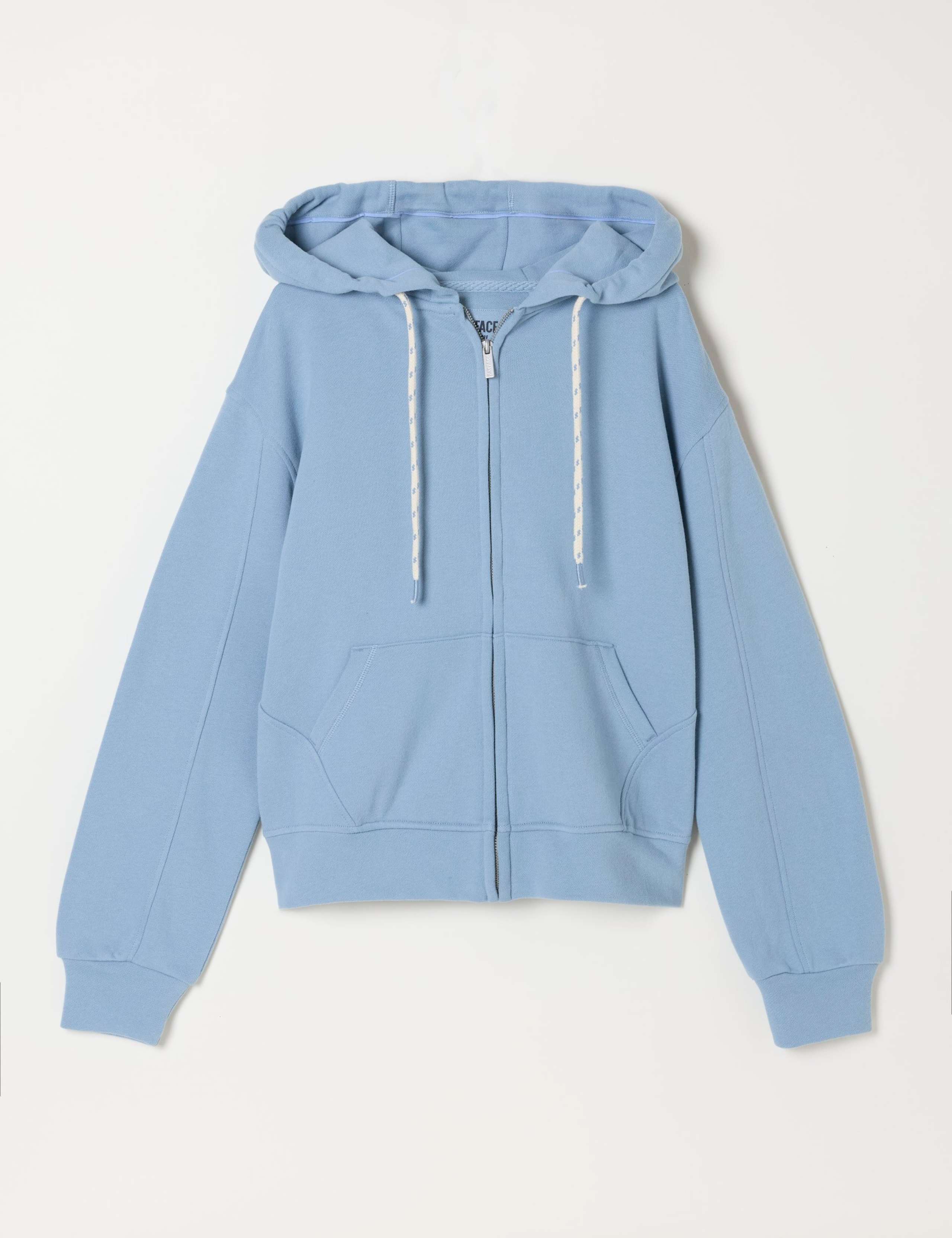 Pure Cotton Zip-Through Hoody 2 of 6