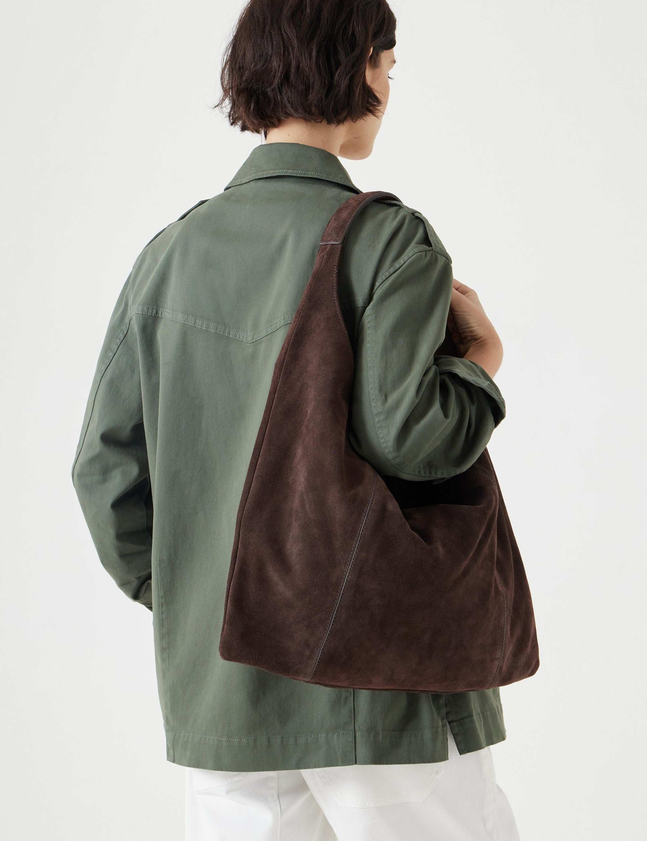 Suede Tote Bag 3 of 5