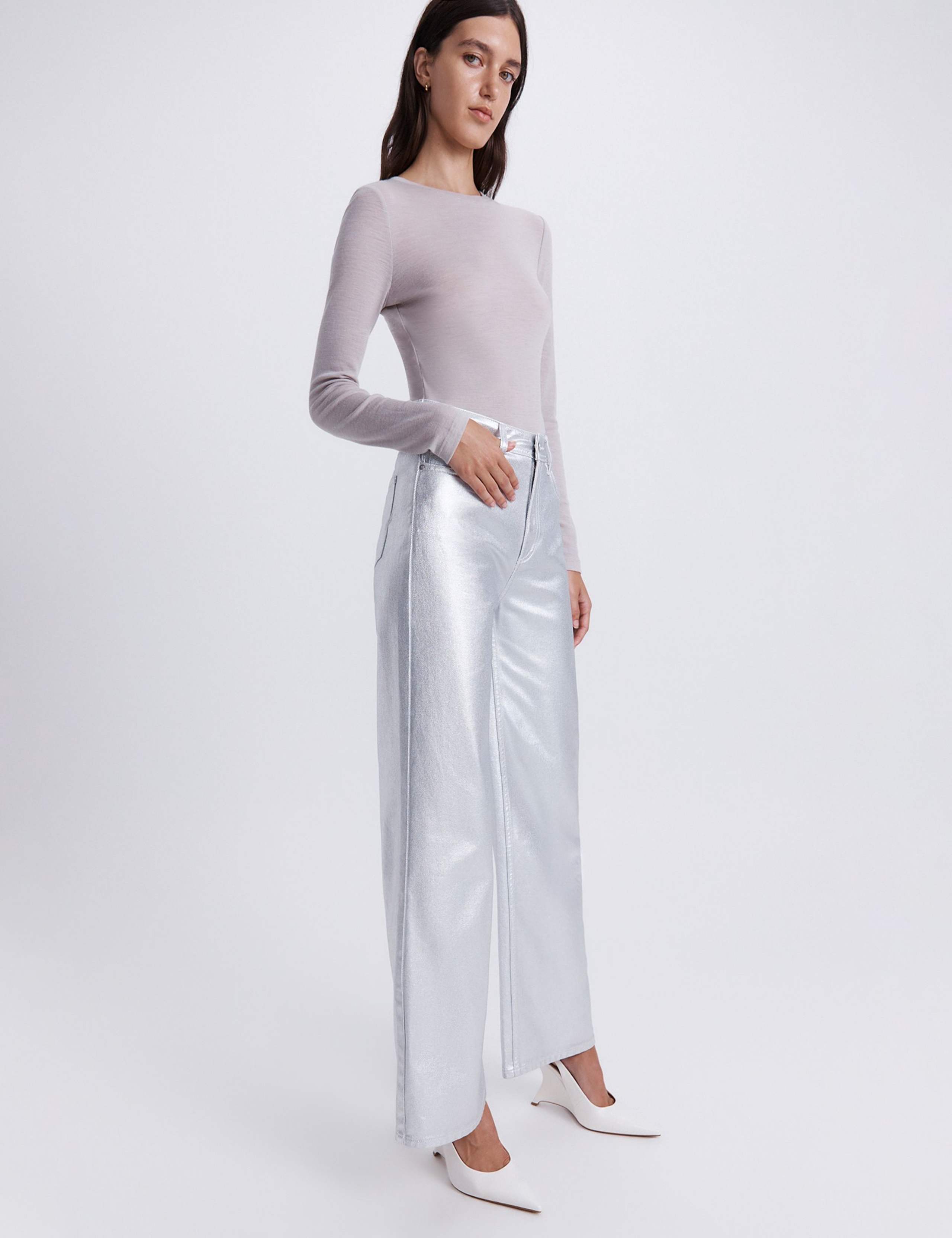 High Waisted Wide Leg Jeans 6 of 8