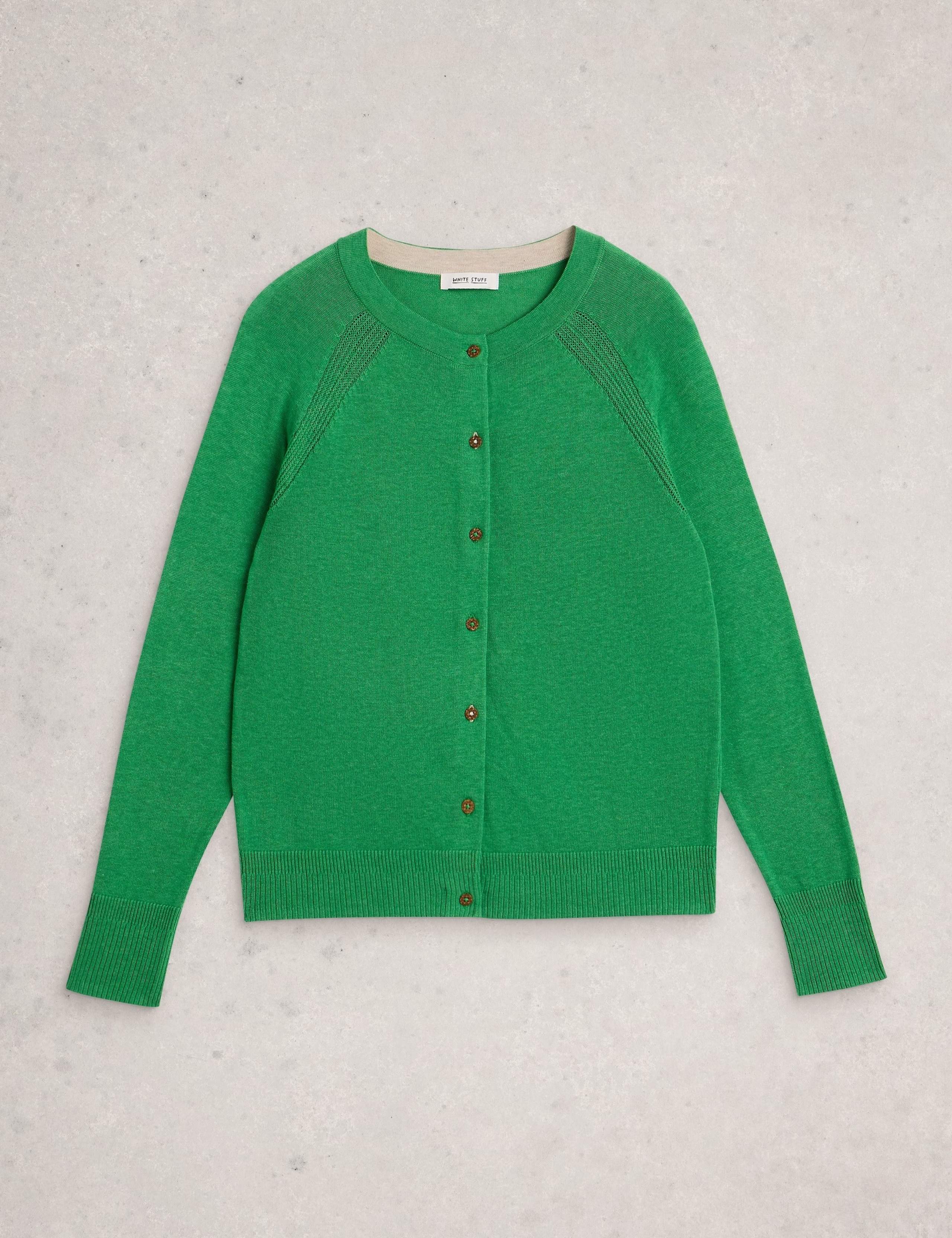 Pure Cotton Textured Cardigan 2 of 6