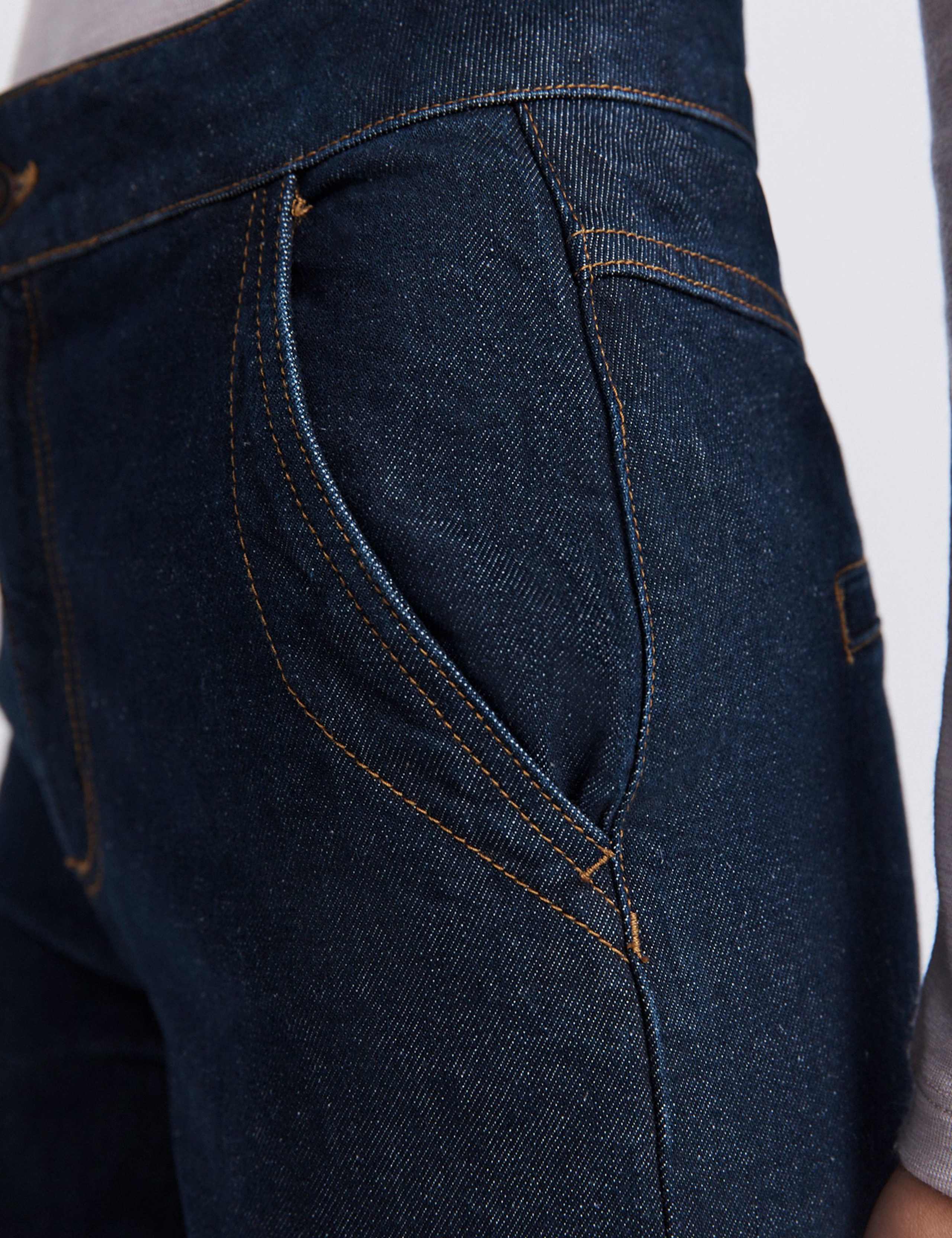 Cotton Rich Wide Leg Ankle Grazer Jeans 6 of 7