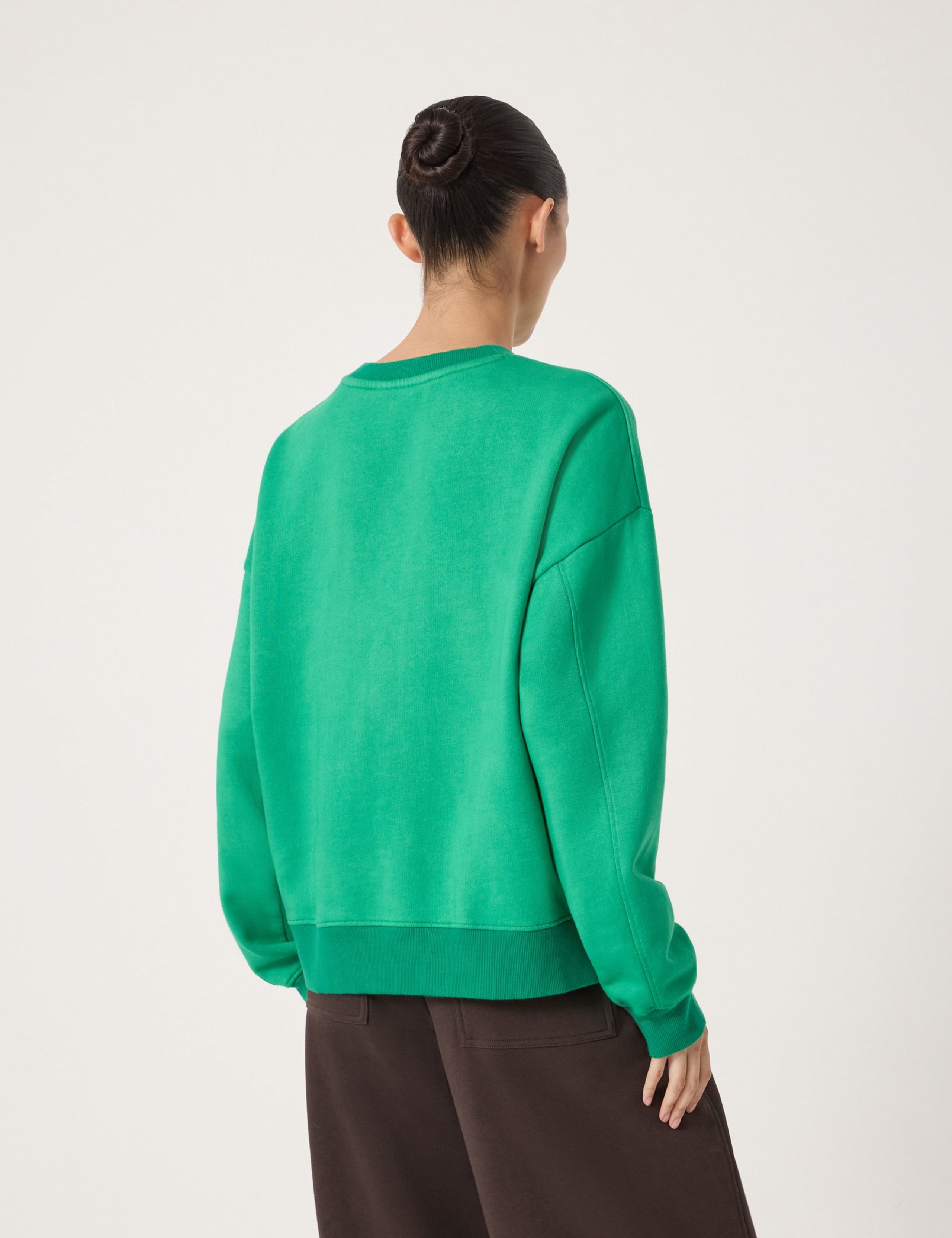 Pure Cotton Embroidered Star Relaxed Sweatshirt 5 of 6