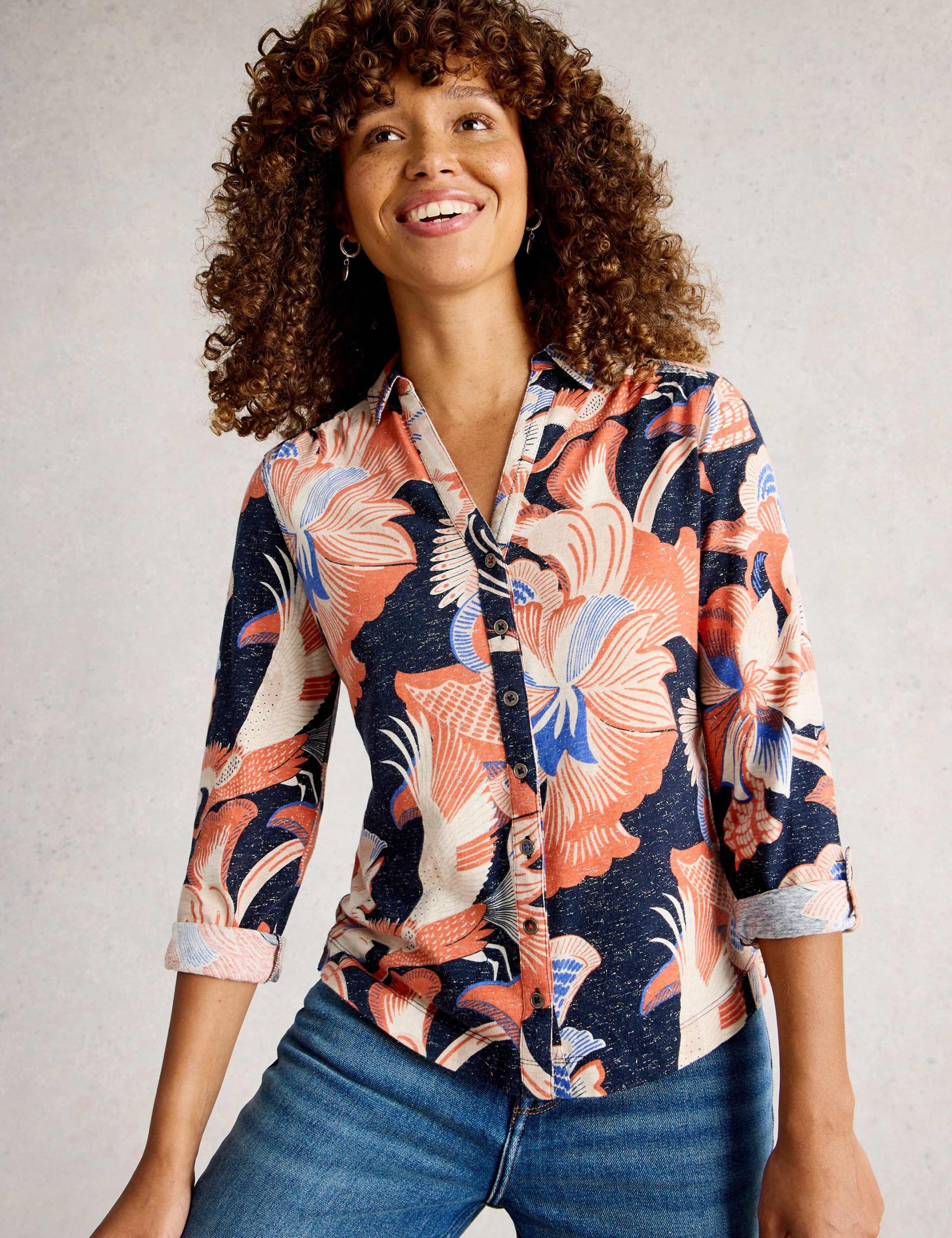Cotton Rich Printed Shirt 3 of 6