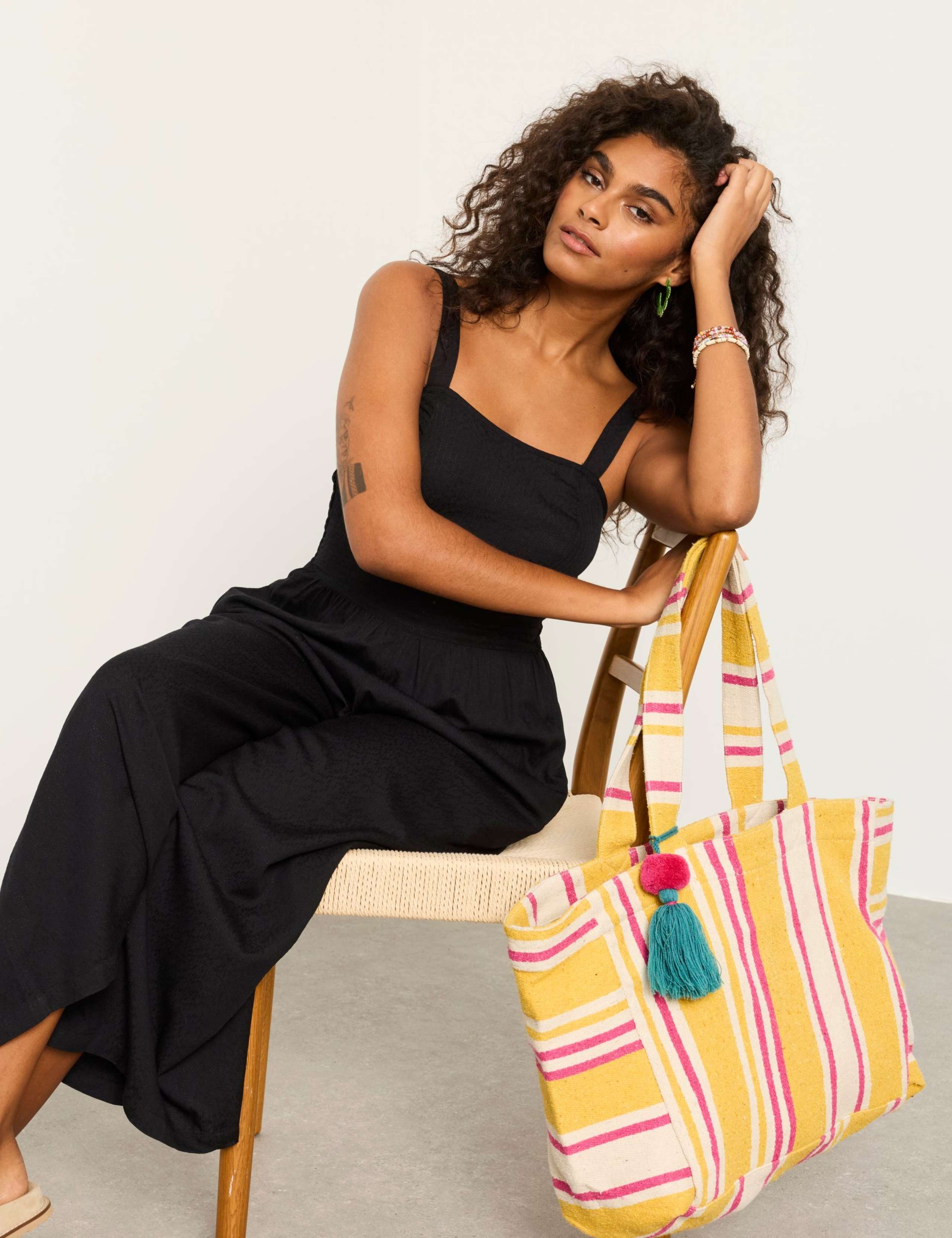 Pleated Sleeveless Jumpsuit 4 of 5