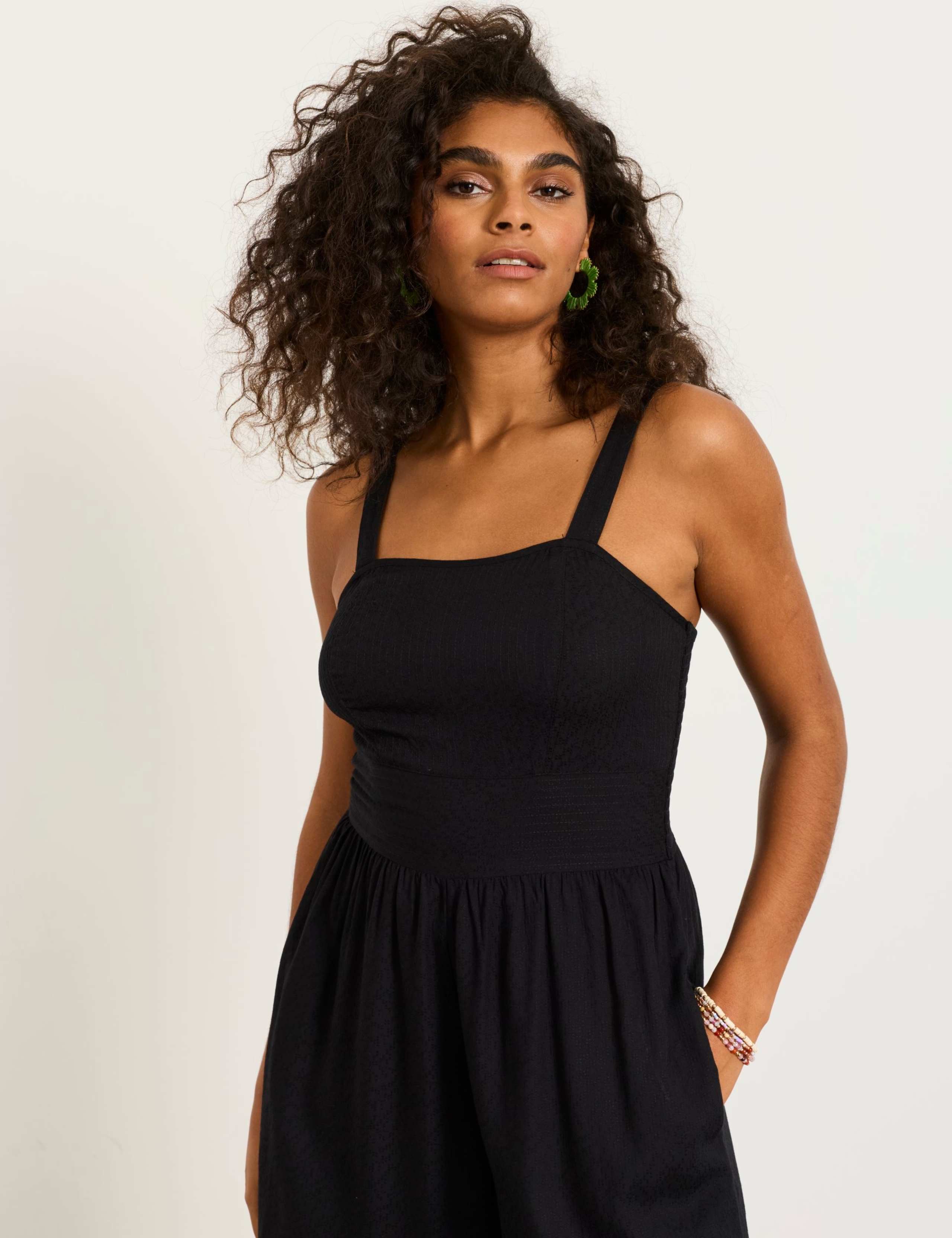 Pleated Sleeveless Jumpsuit 5 of 5
