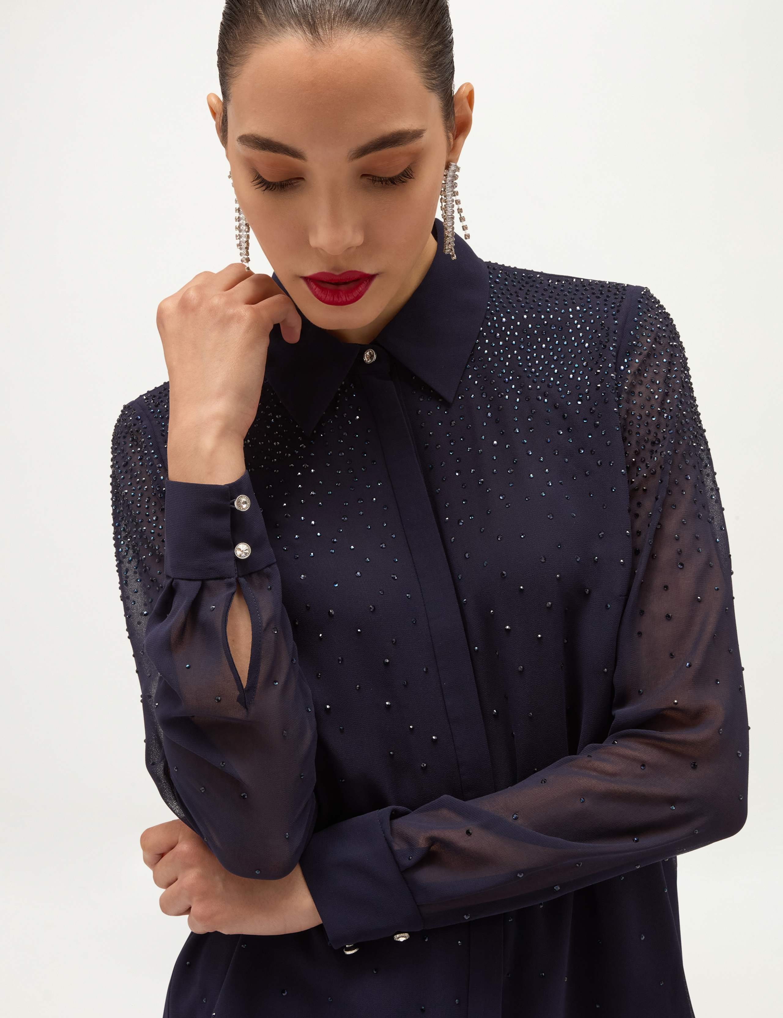 Embellished Collared Neck Shirt 3 of 6