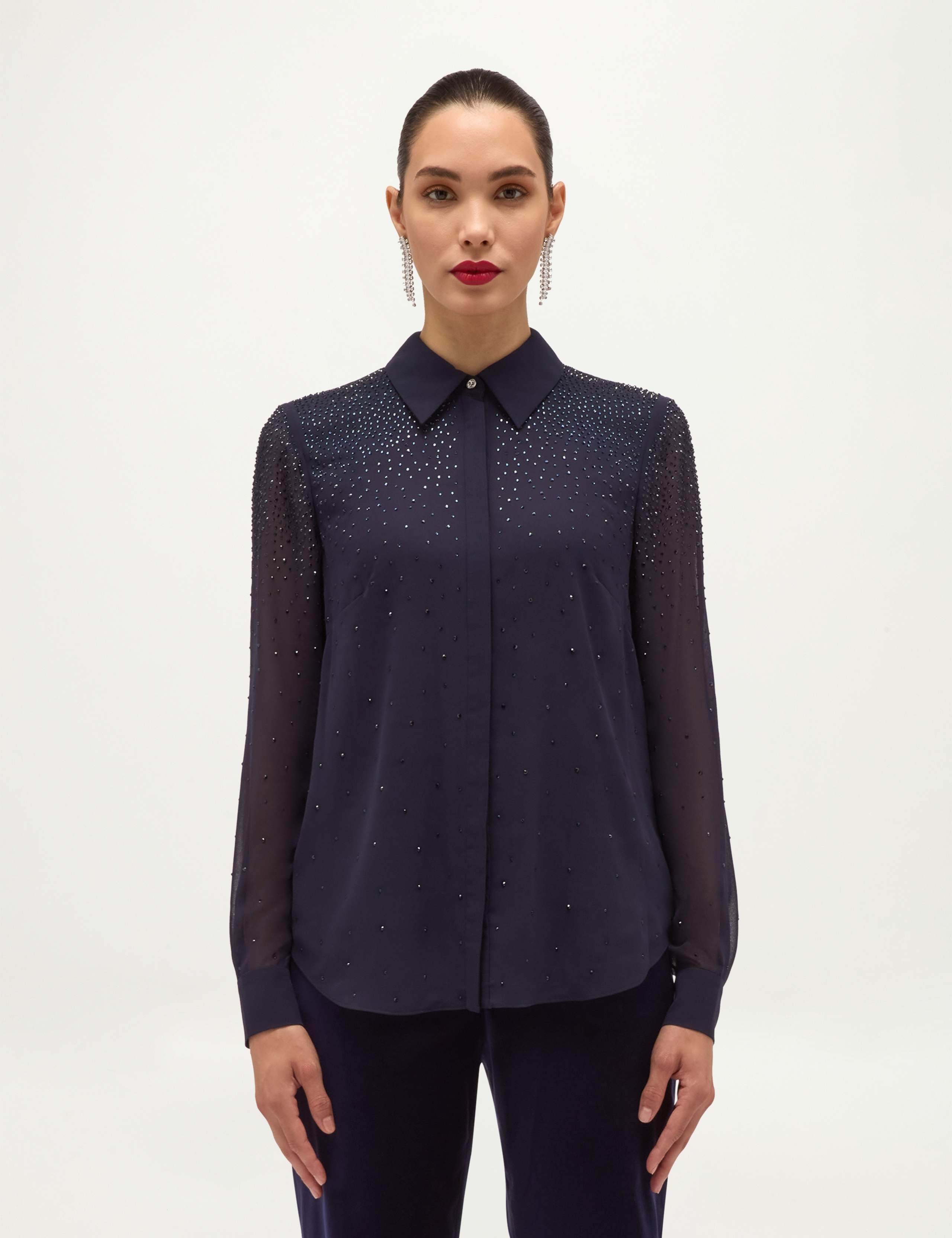 Embellished Collared Neck Shirt 5 of 6