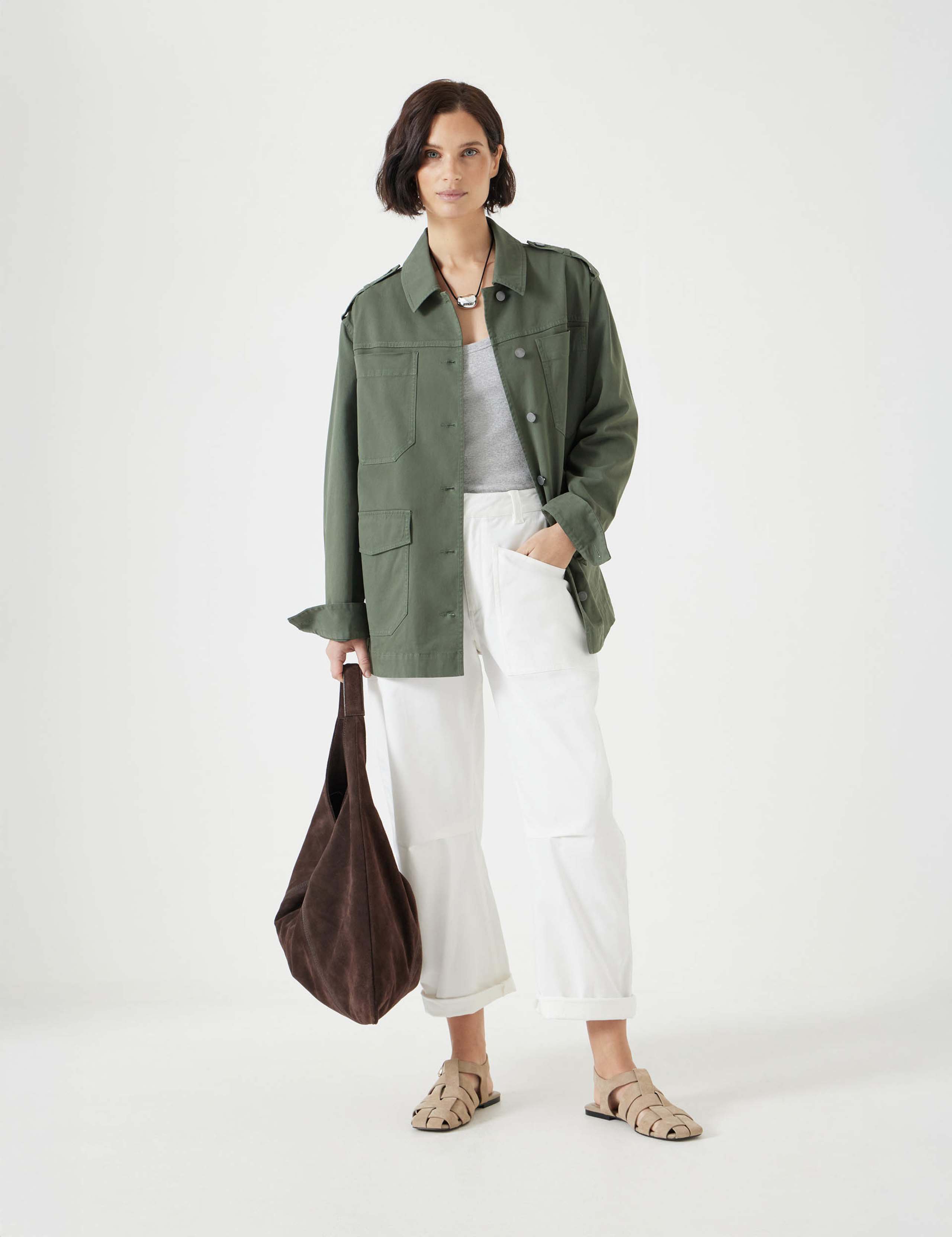 Cotton Rich Oversized Utility Jacket 4 of 6