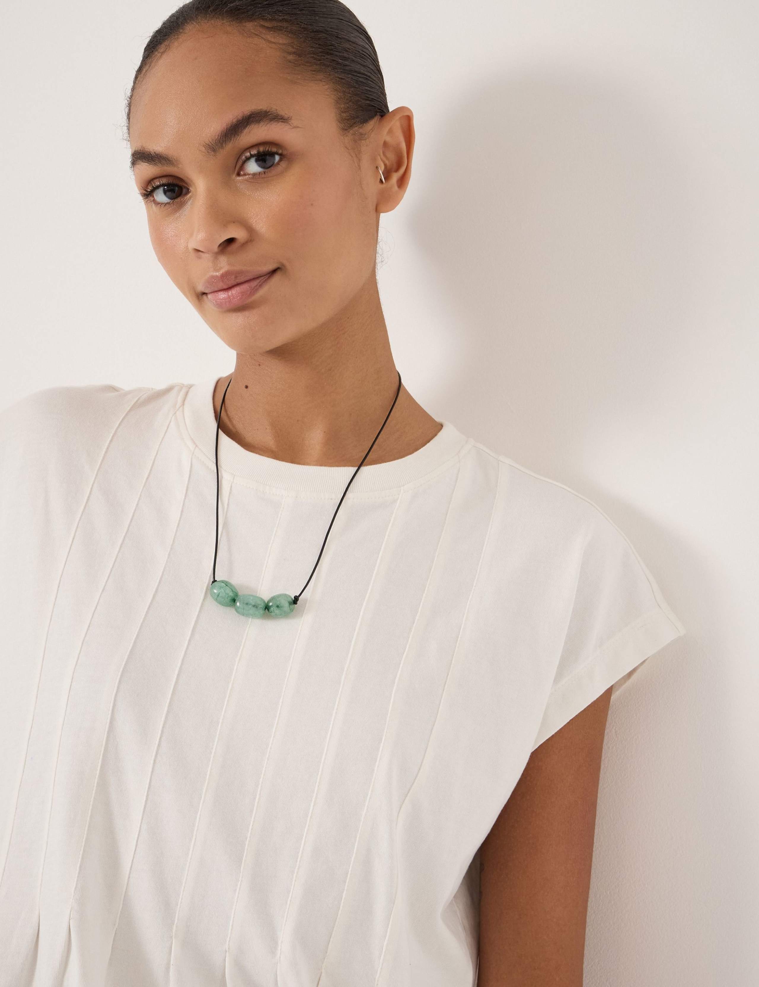 Pure Cotton Pleat Release T-Shirt 5 of 5