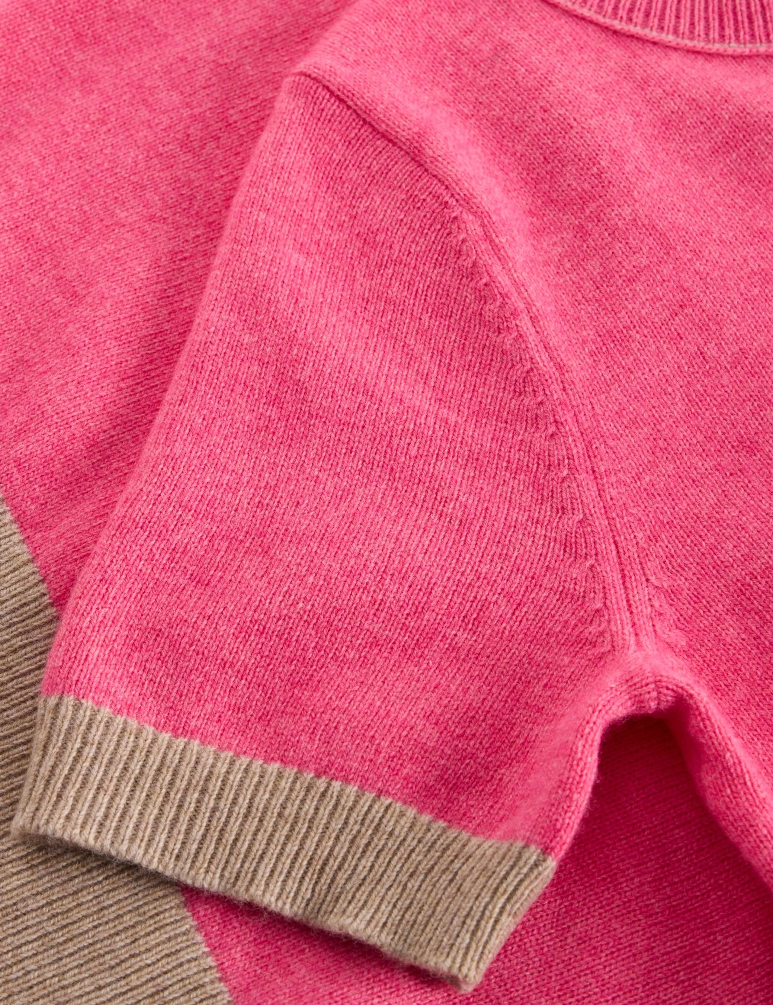 Wool Blend Colour Block Knitted T-Shirt 6 of 6