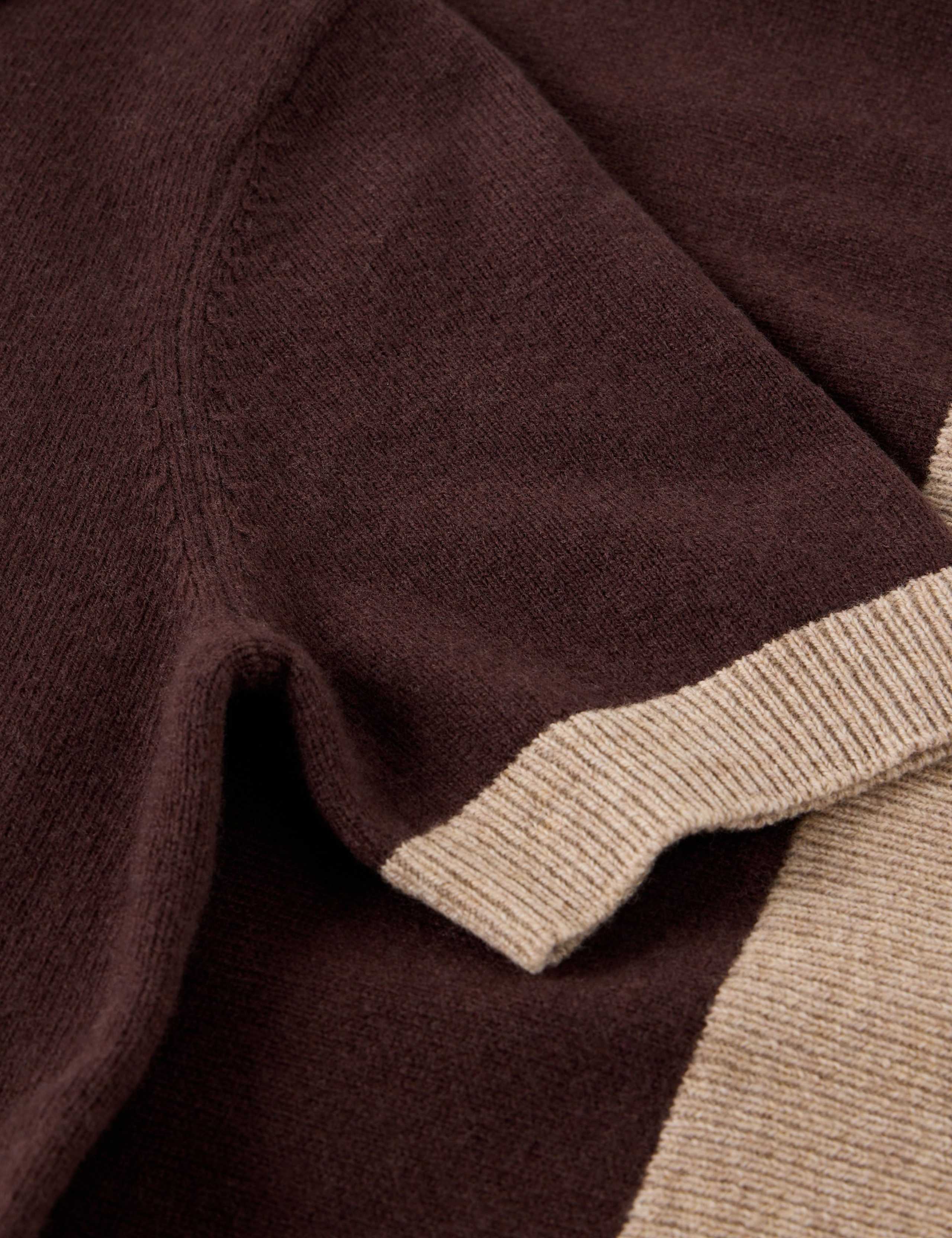 Sansa Wool Blend Colour Block Knitted T-Shirt 6 of 6