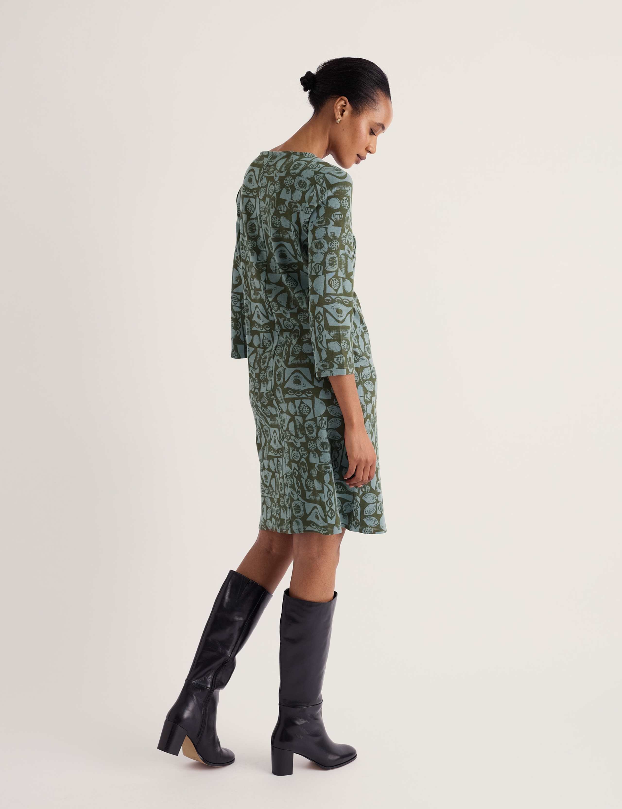 Cotton Rich Jersey Shift Dress 5 of 5