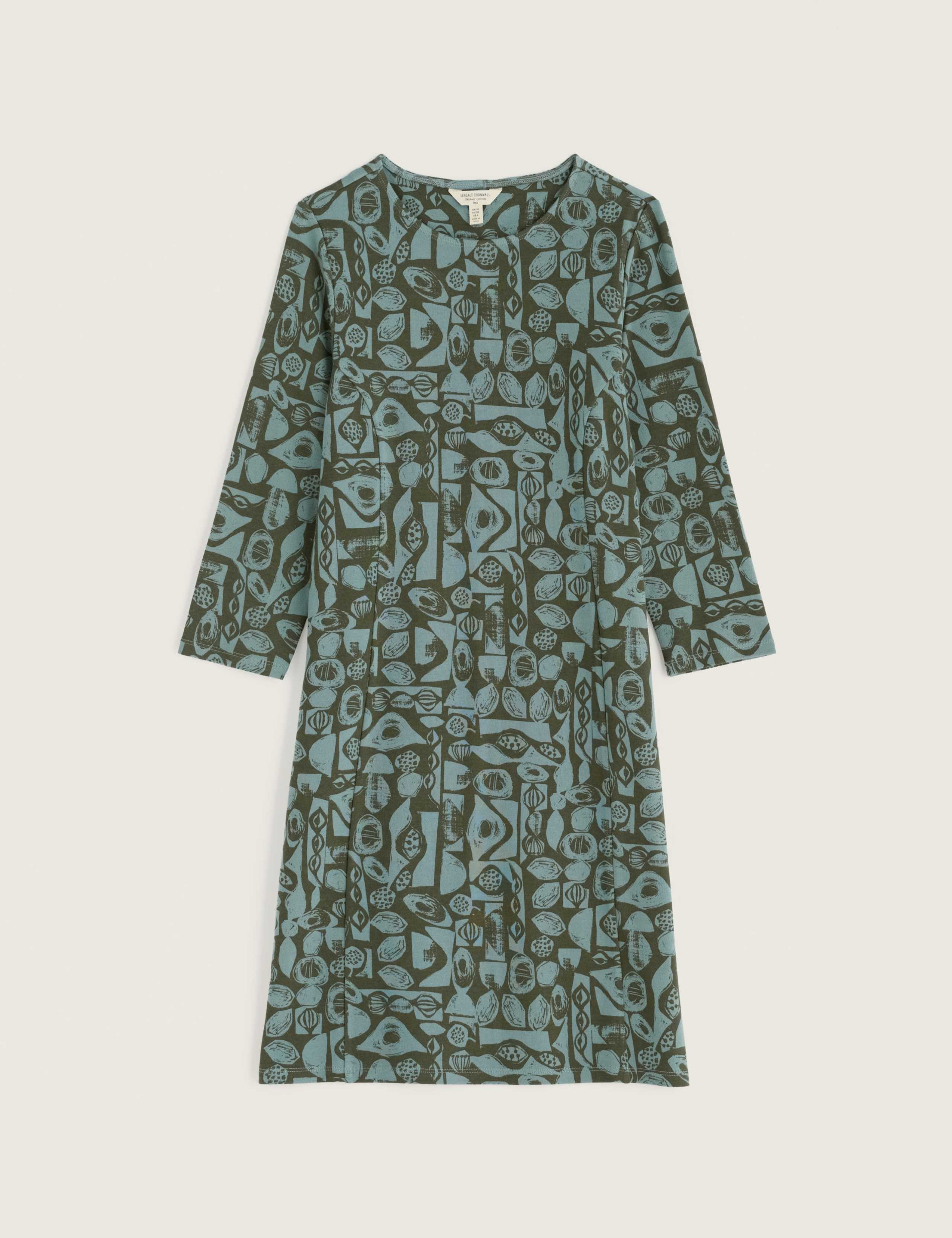 Cotton Rich Jersey Shift Dress 2 of 5