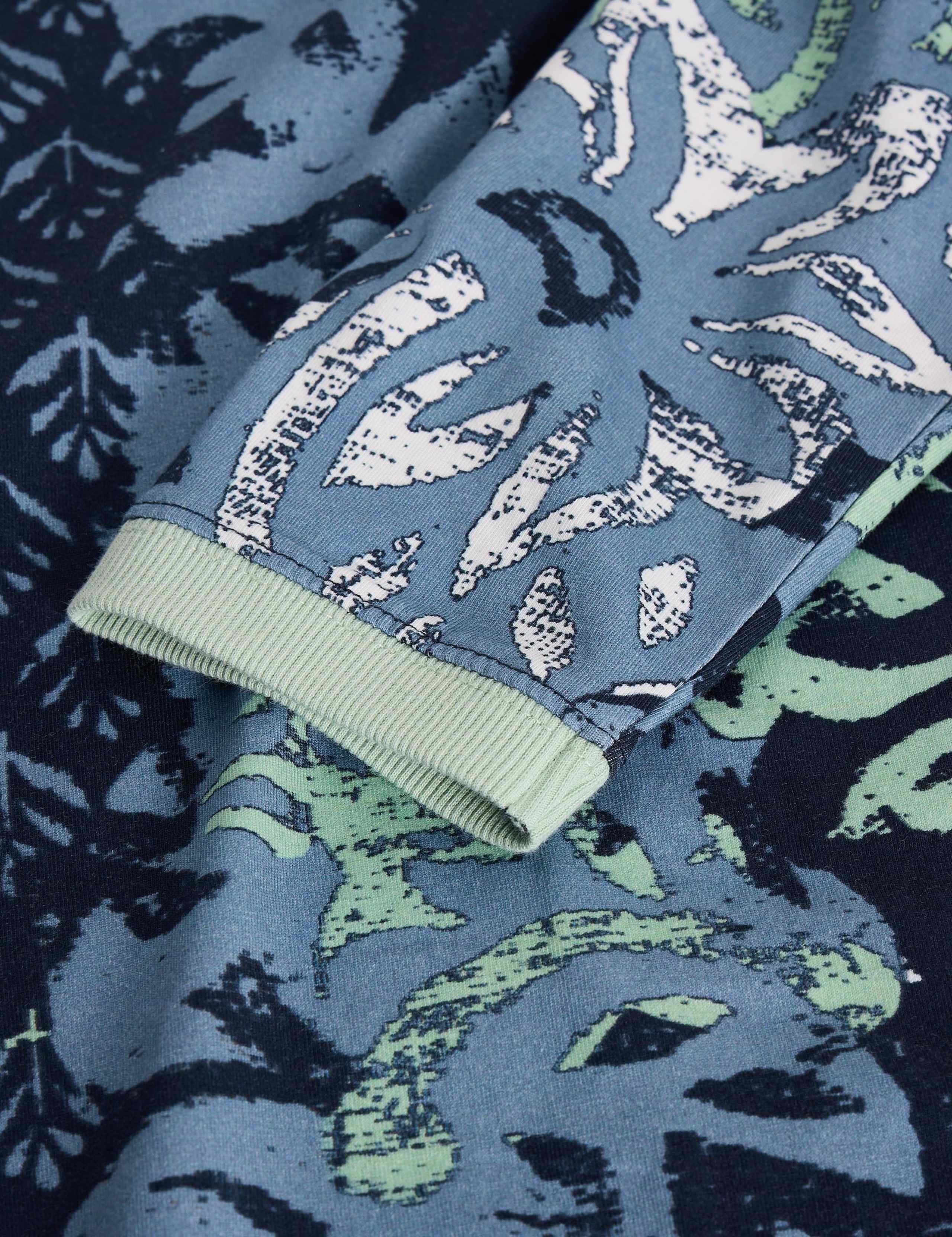 Pure Cotton Striped Floral Top 7 of 7