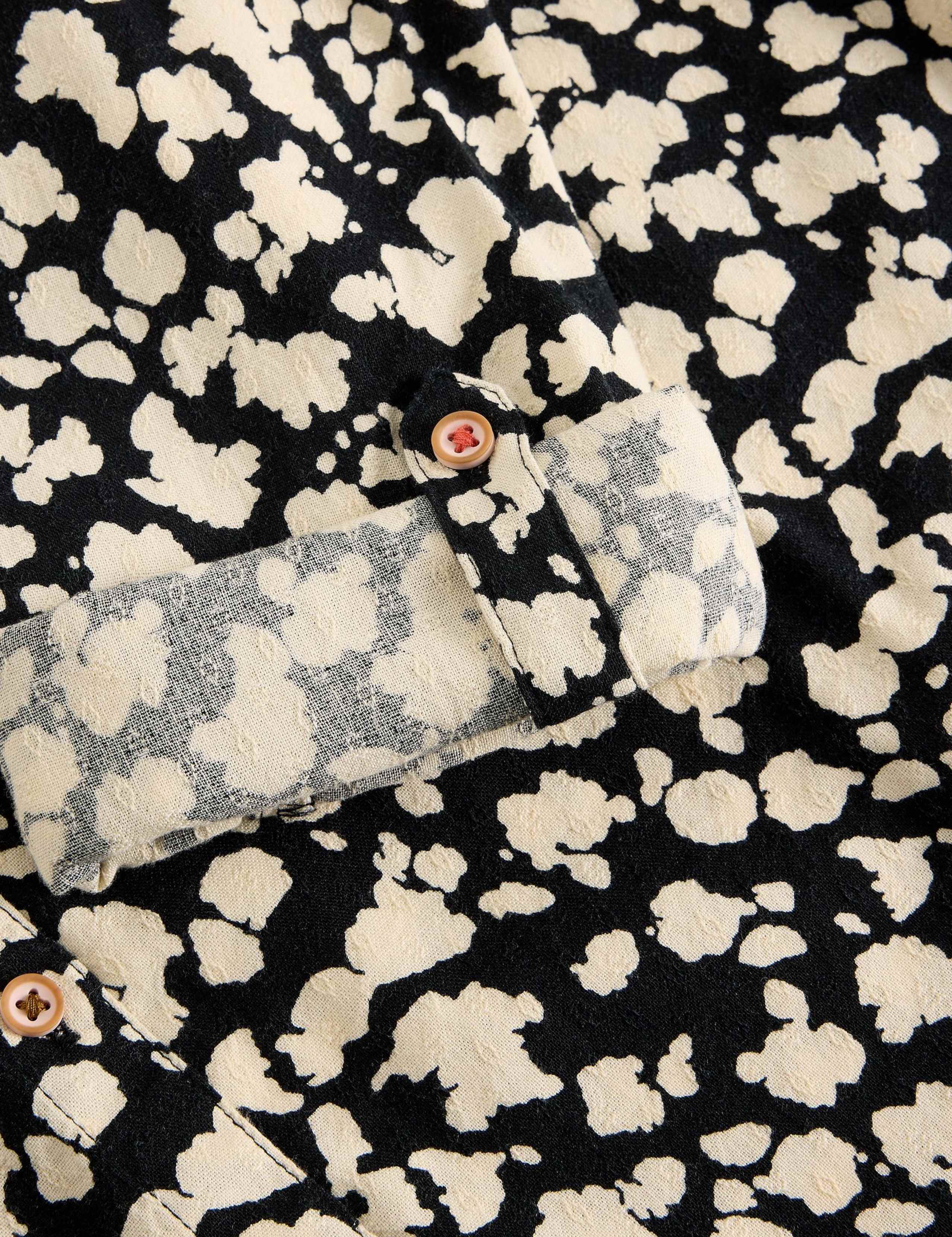 Cotton Blend Printed Button Through Shirt 6 of 6