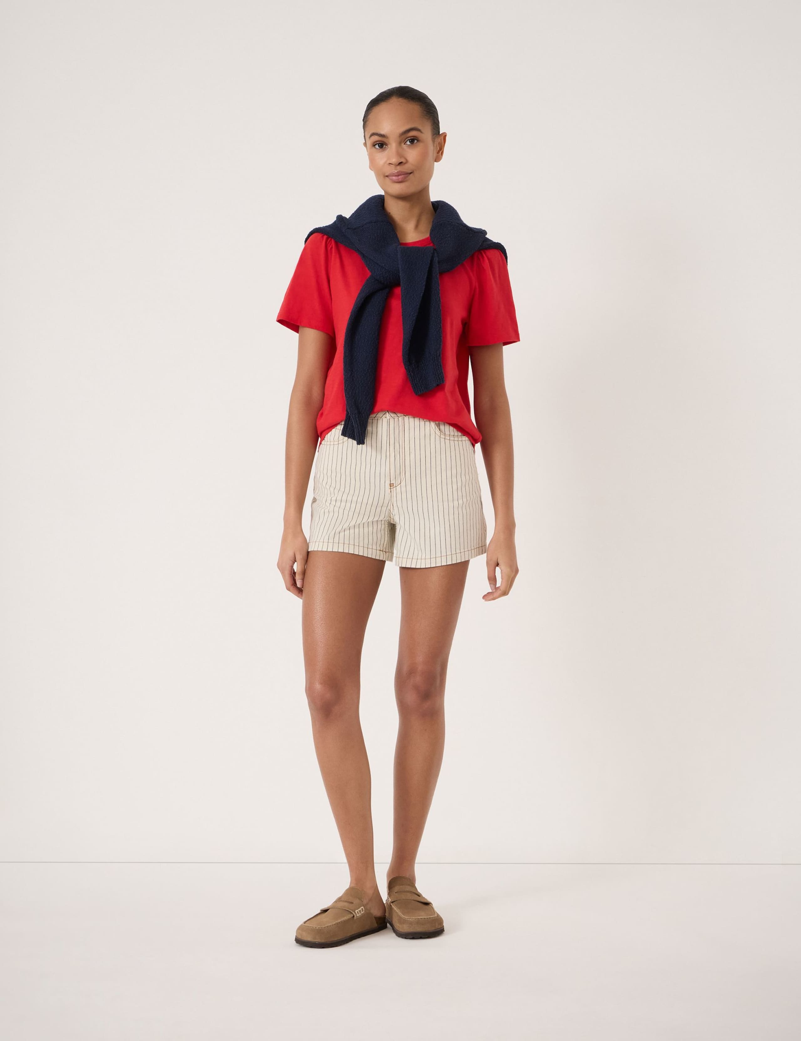 Pure Cotton Puff Sleeve T-Shirt 3 of 5