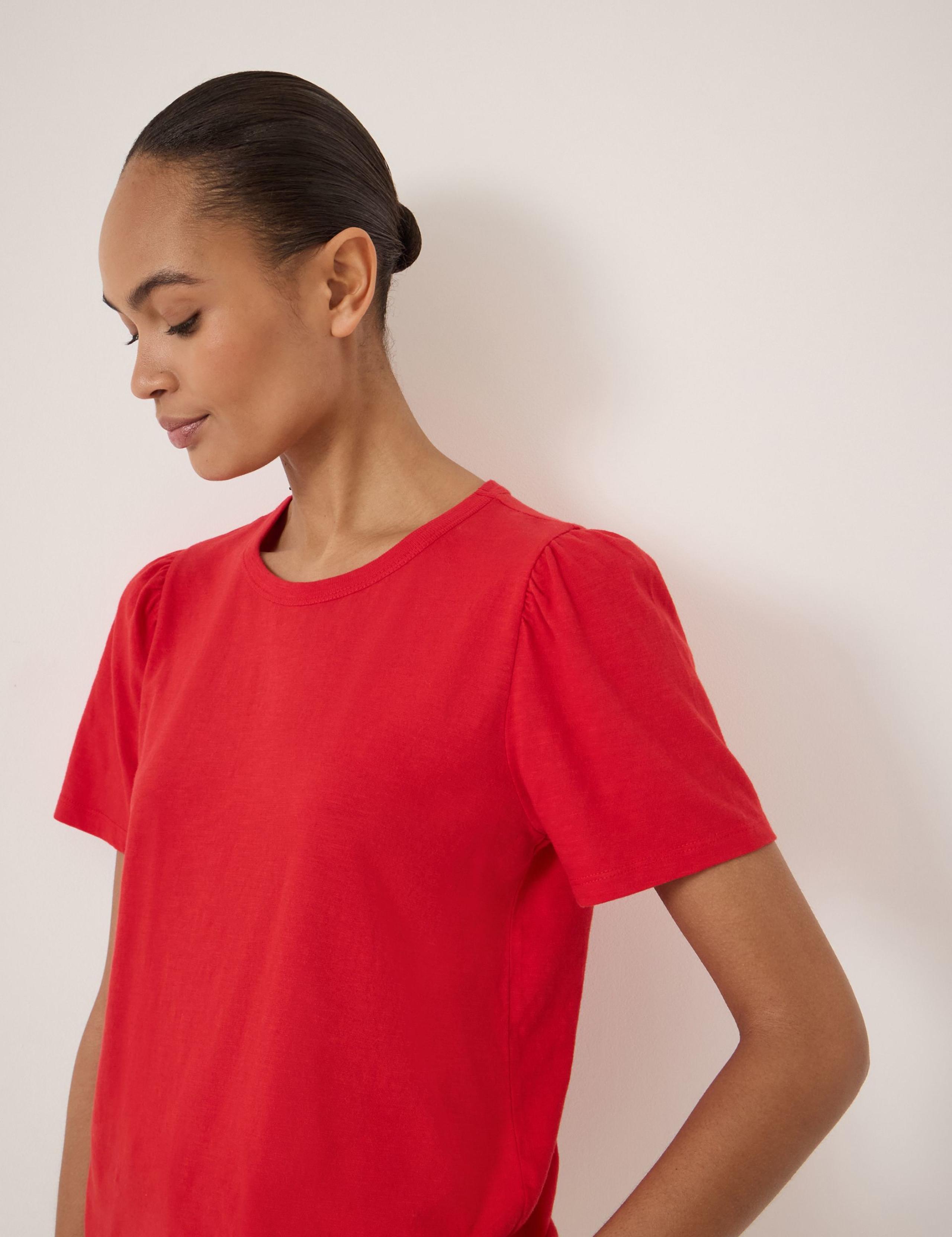 Pure Cotton Puff Sleeve T-Shirt 5 of 5