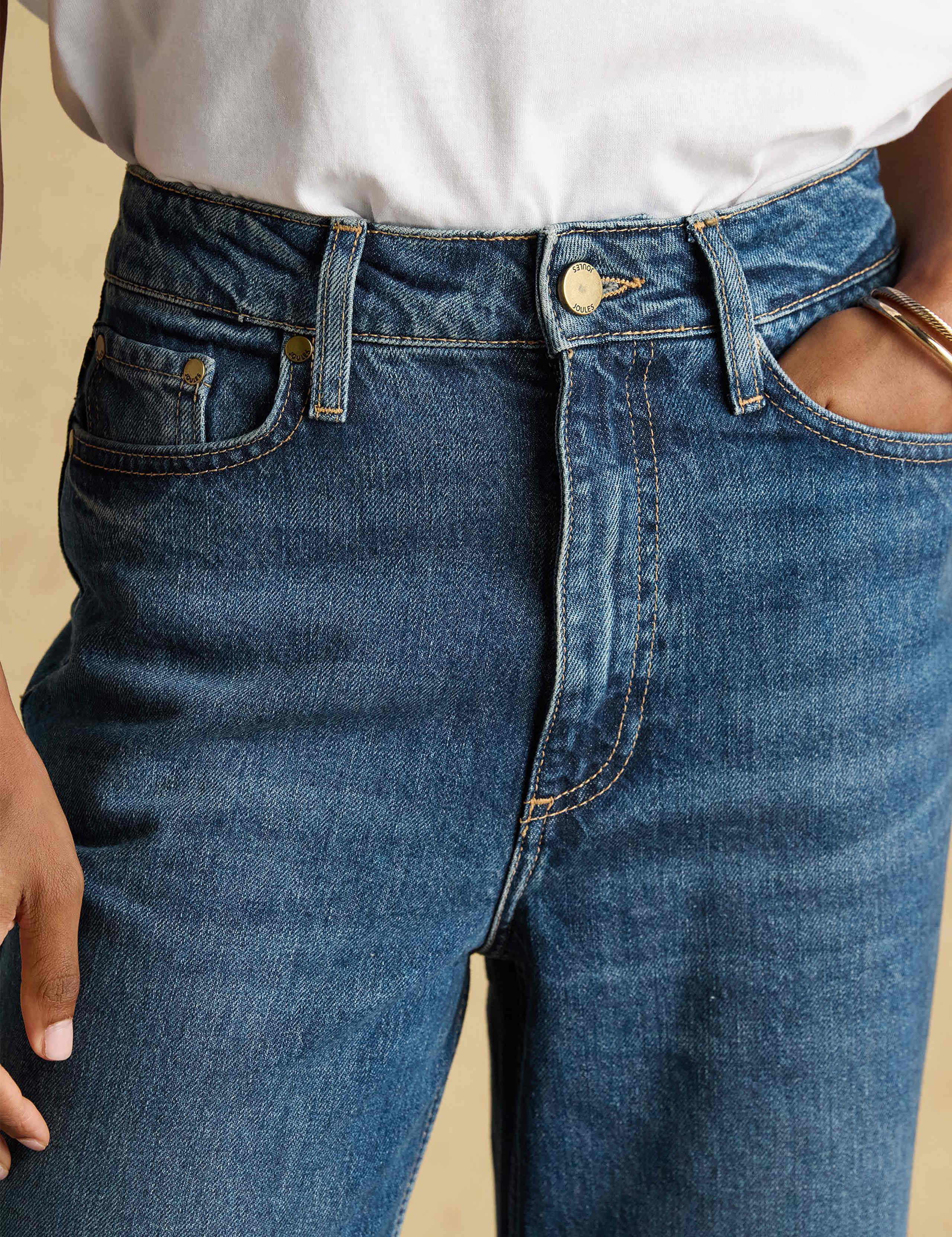 High Waisted Wide Leg Jeans 4 of 5