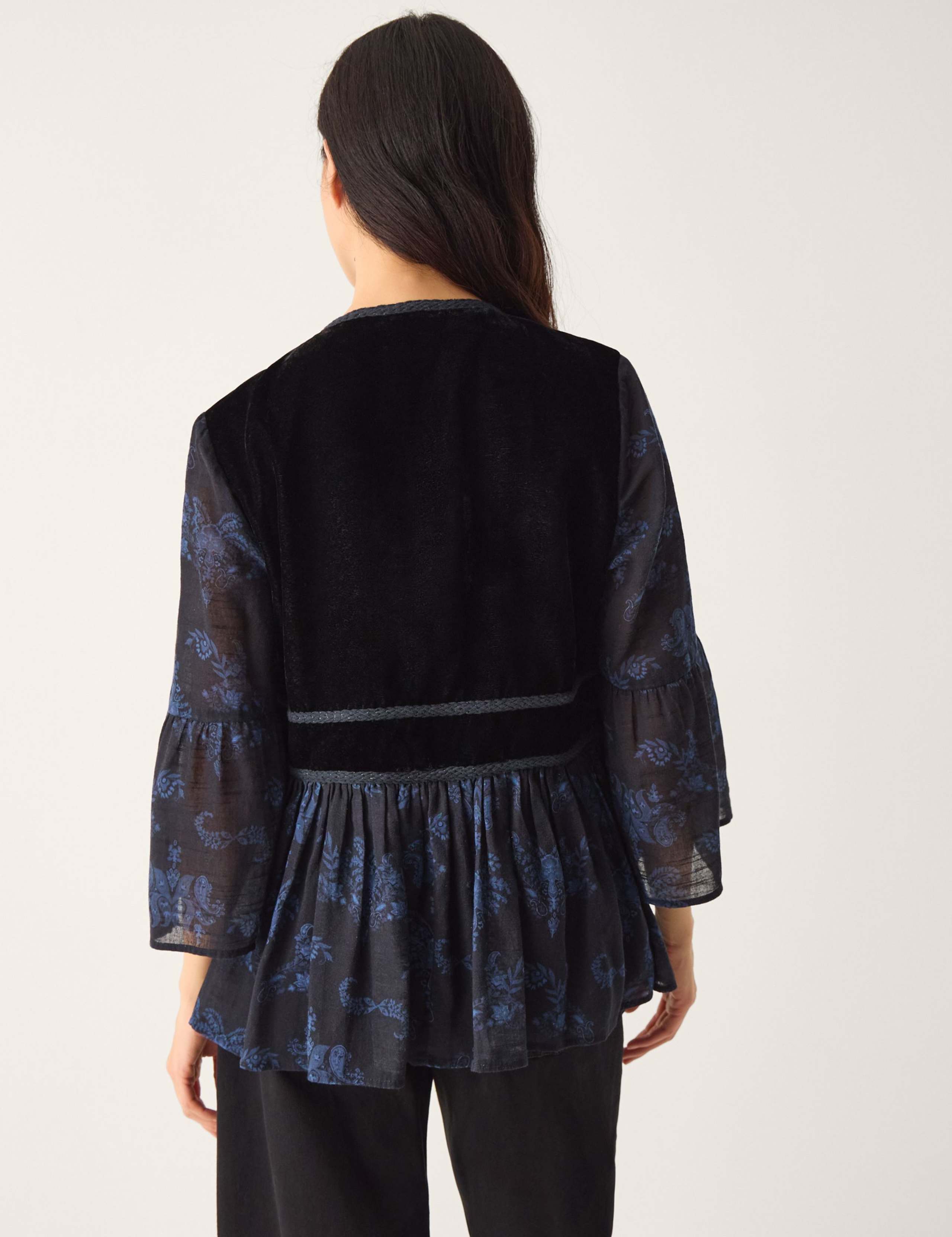 Pure Cotton Embroidered Jacket 3 of 4