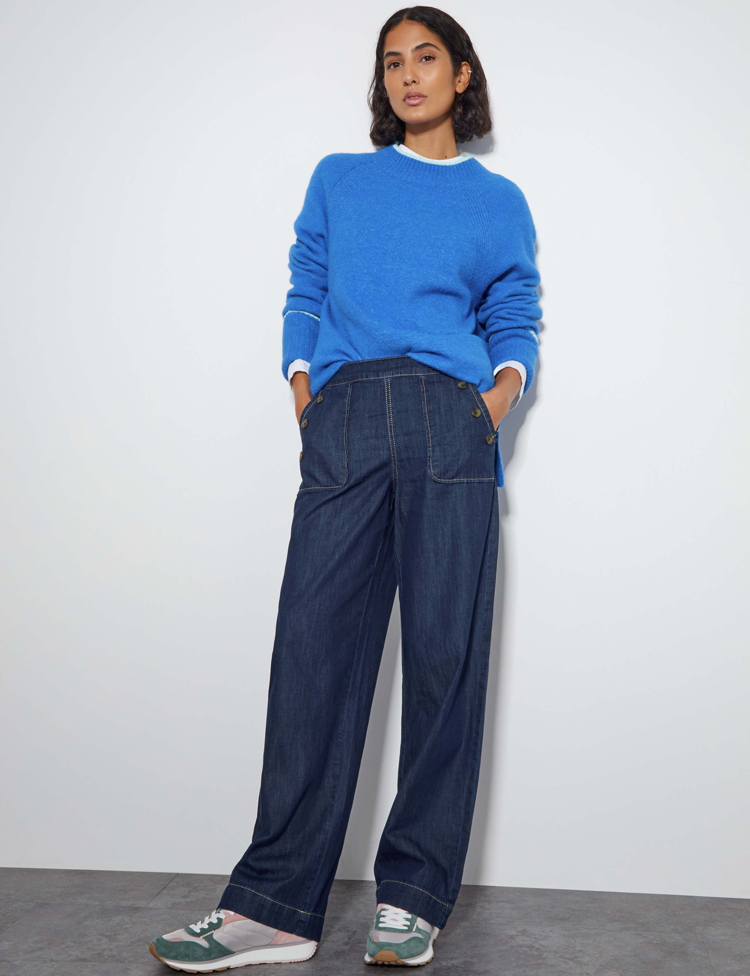 High Waisted Straight Leg Jeans 5 of 5