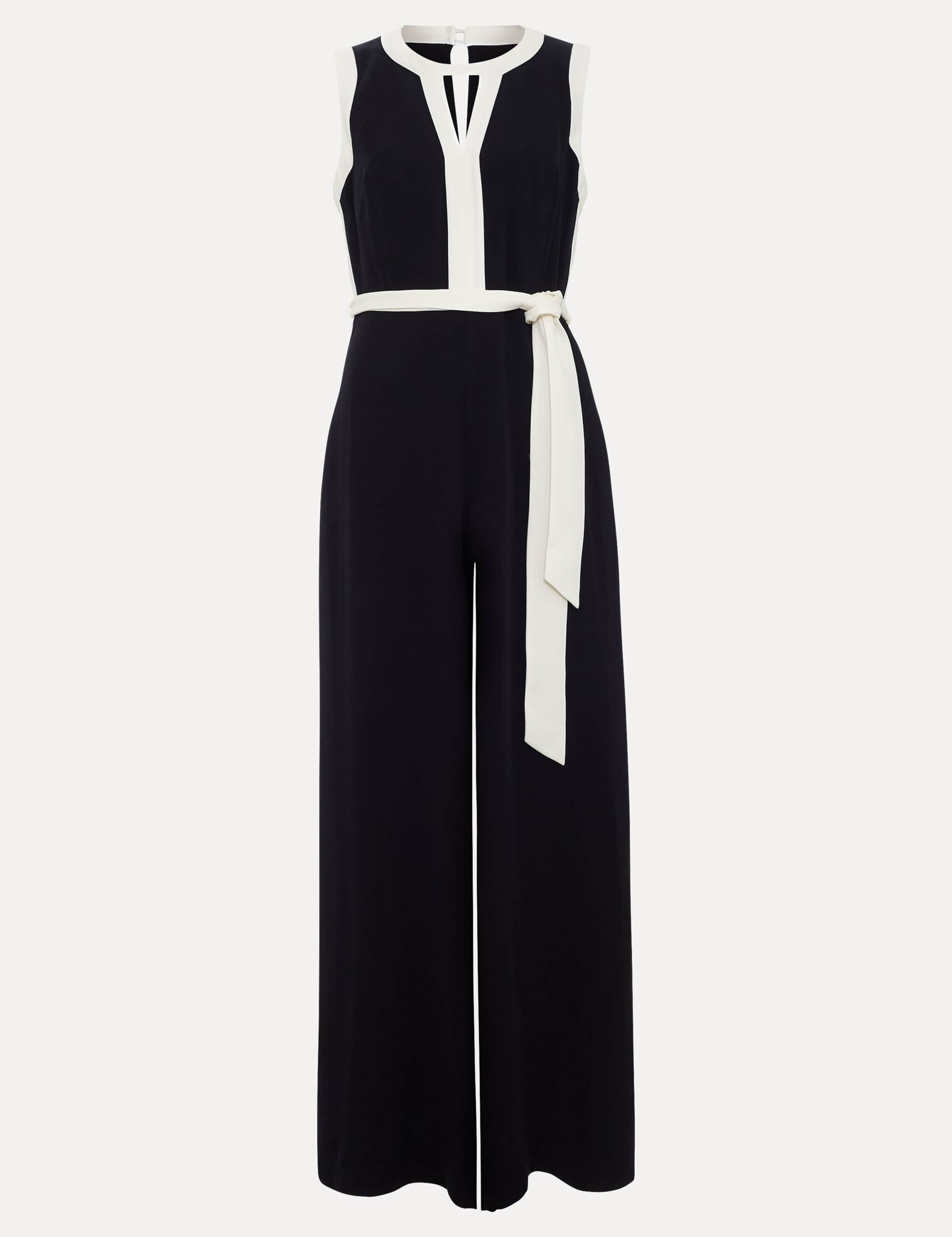 Cutout Detail Side Stripe Wide Leg Jumpsuit 2 of 6