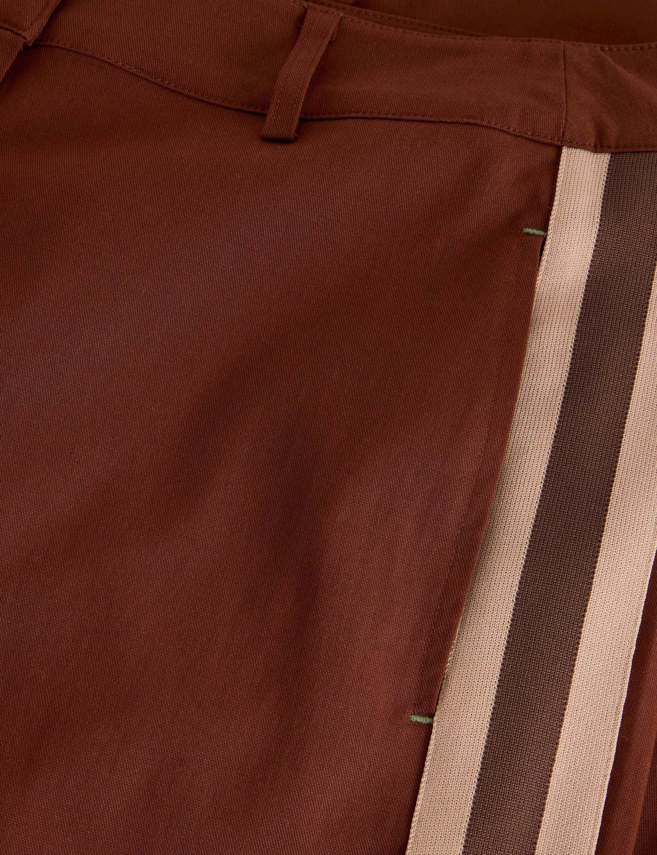 Lyocell Rich Side Stripe Wide Leg Trousers 5 of 5