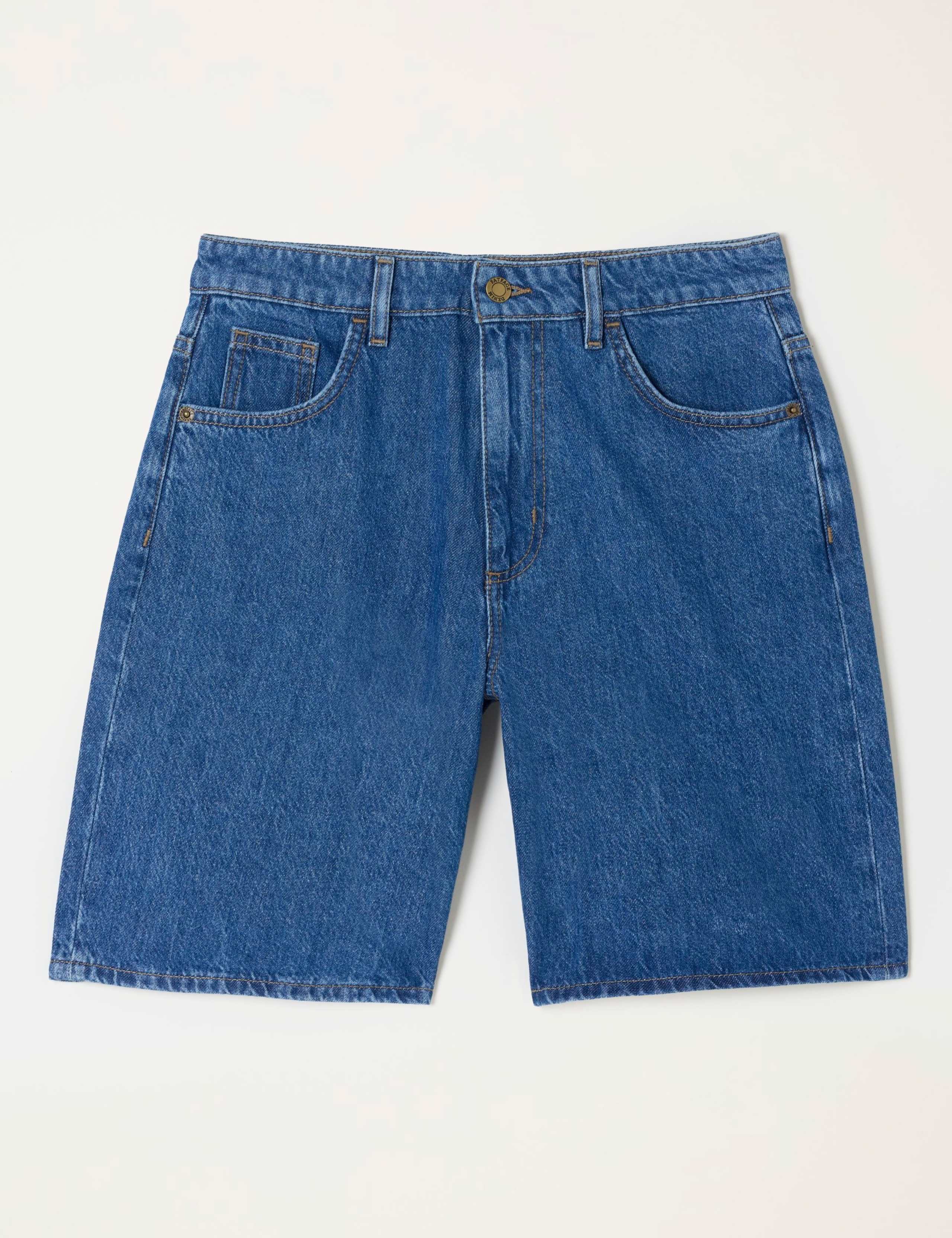 Pure Cotton Denim Bermuda Shorts 2 of 6