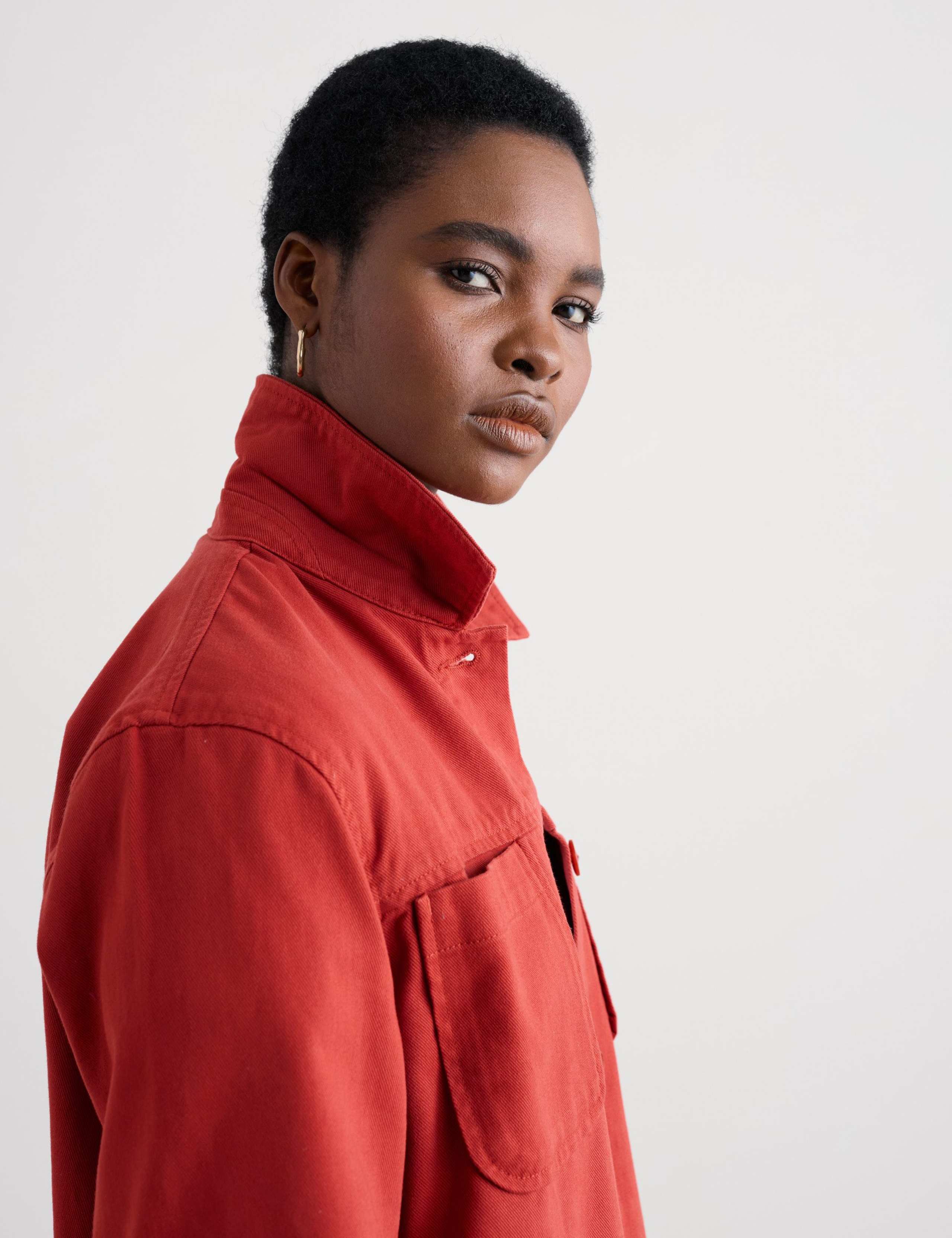 Pure Cotton Oversized Utility Jacket 4 of 5