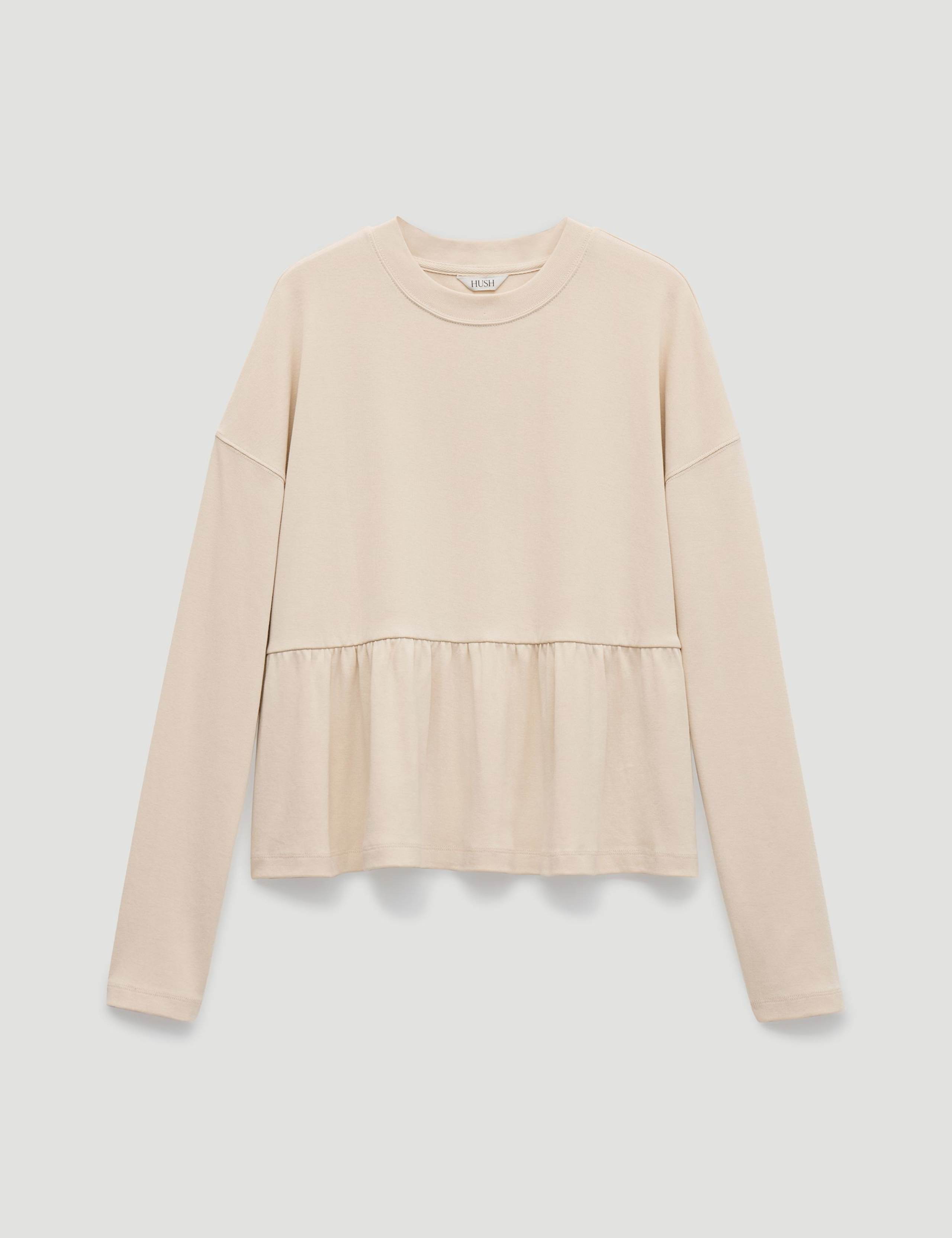 Pure Cotton Peplum Top 2 of 5