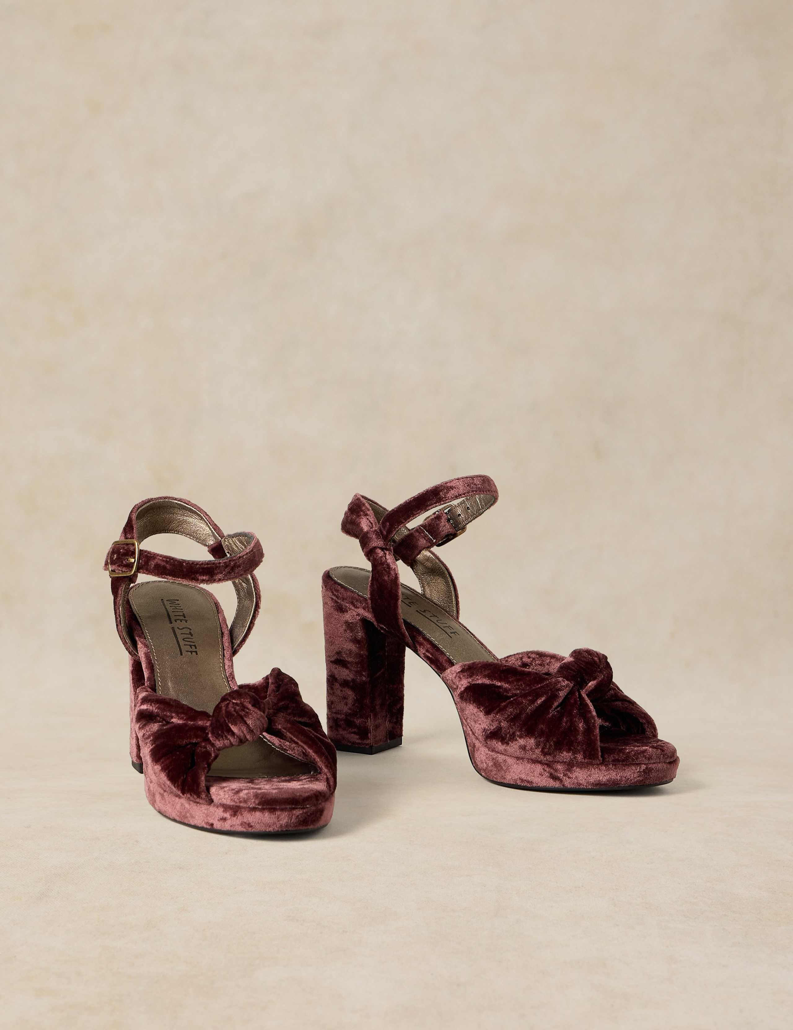 Stella Leather Buckle Platform Party Sandals 2 of 4