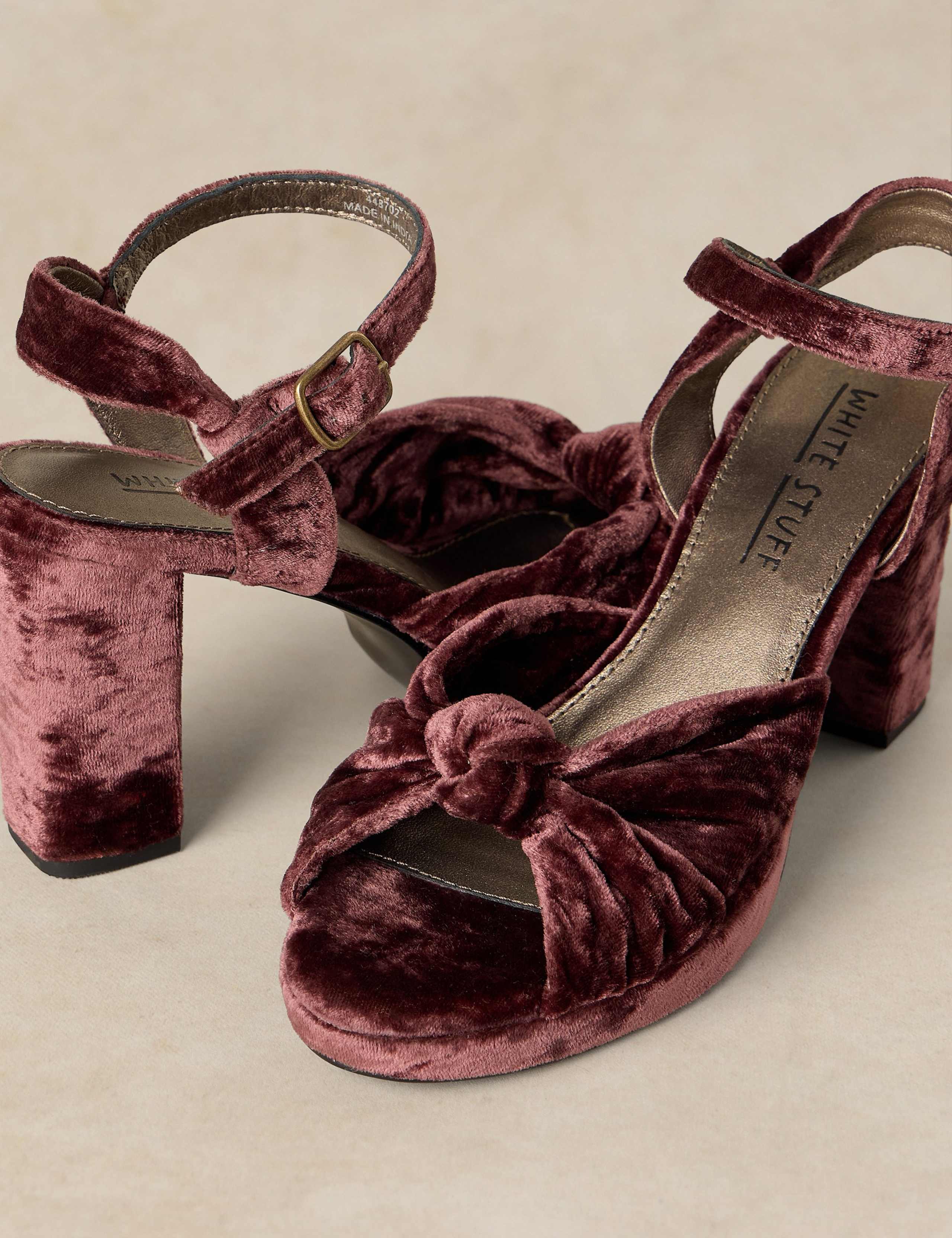Stella Leather Buckle Platform Party Sandals 4 of 4