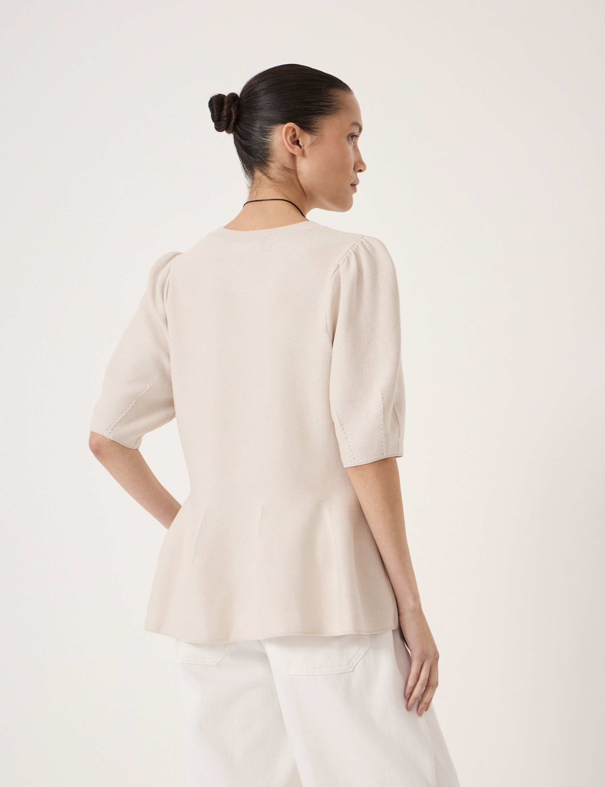 Seam Detail Peplum Top 4 of 5