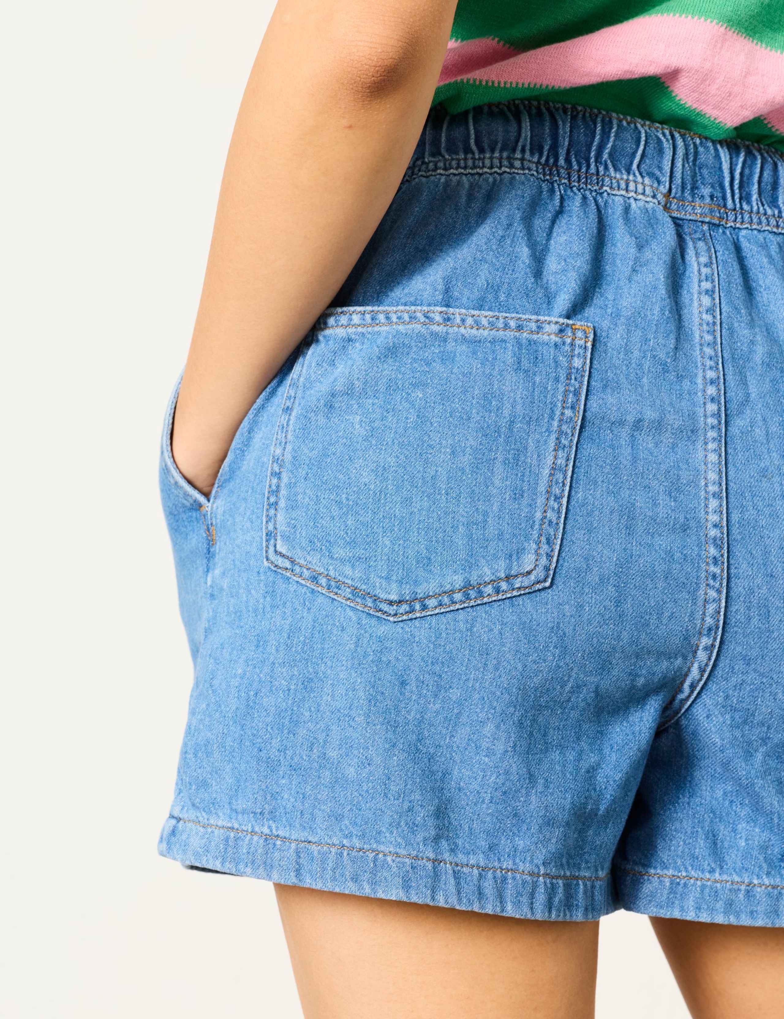 Pure Cotton Denim Shorts 6 of 6