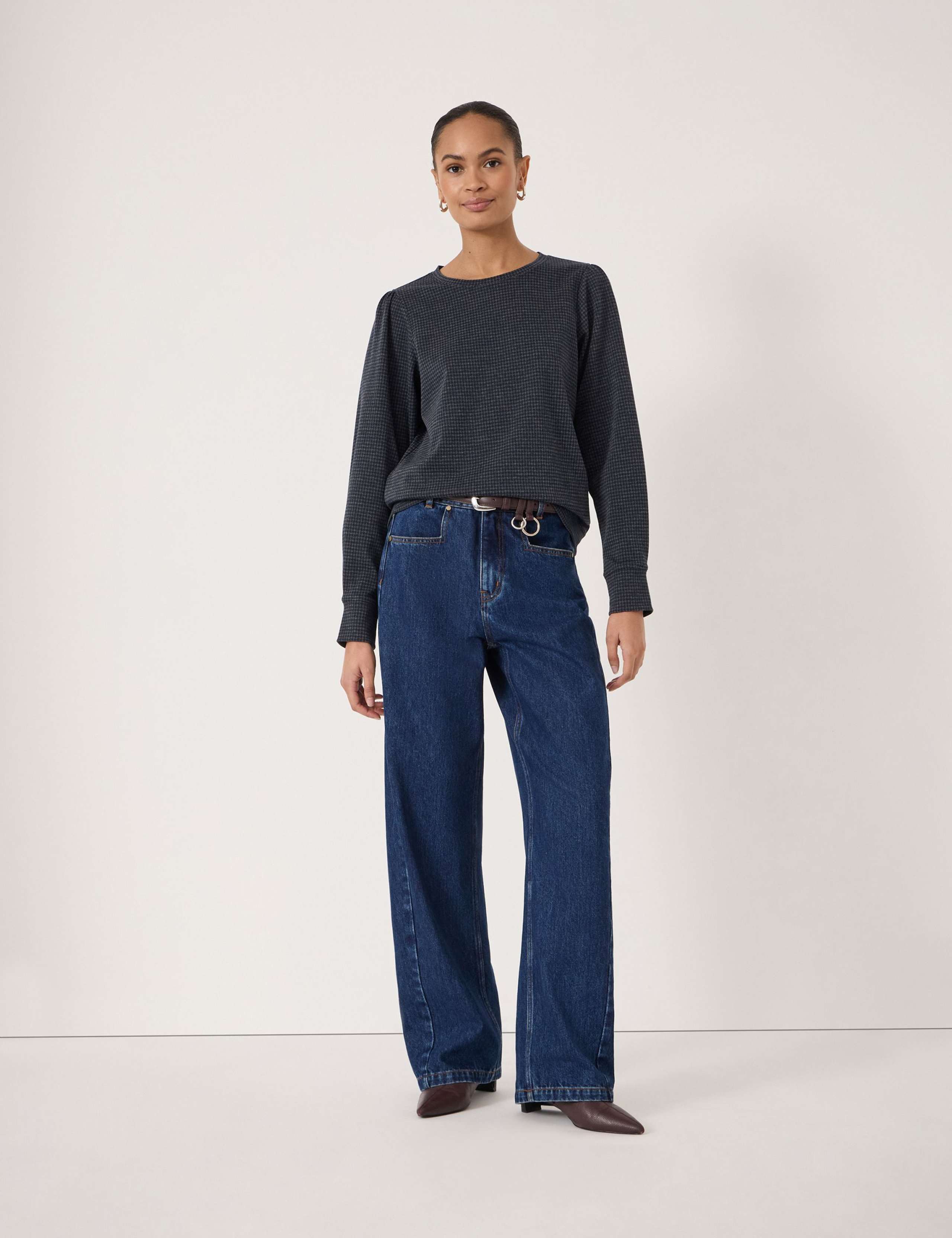 Jersey Checked Top 3 of 6