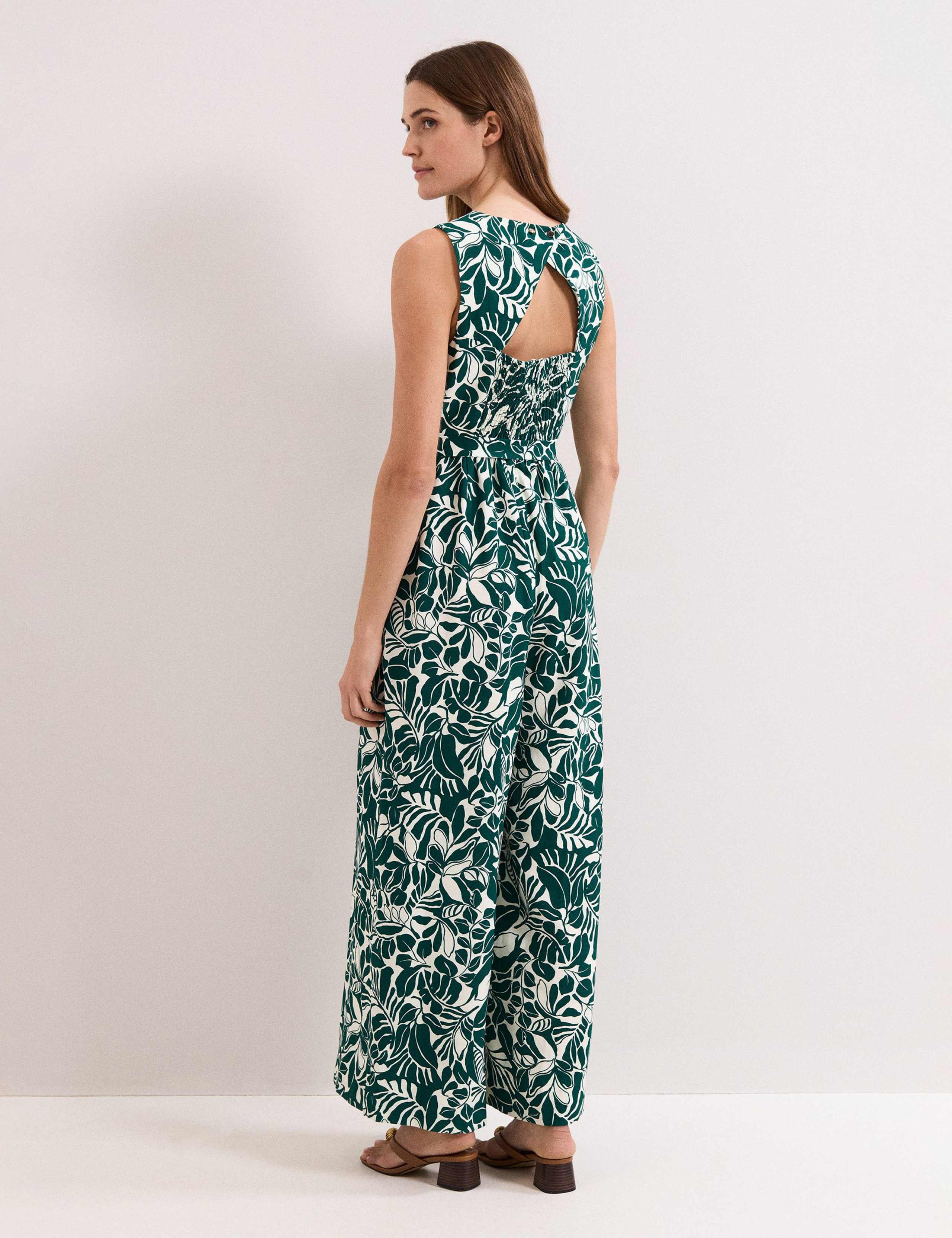 Floral Sleeveless Jumpsuit 4 of 8
