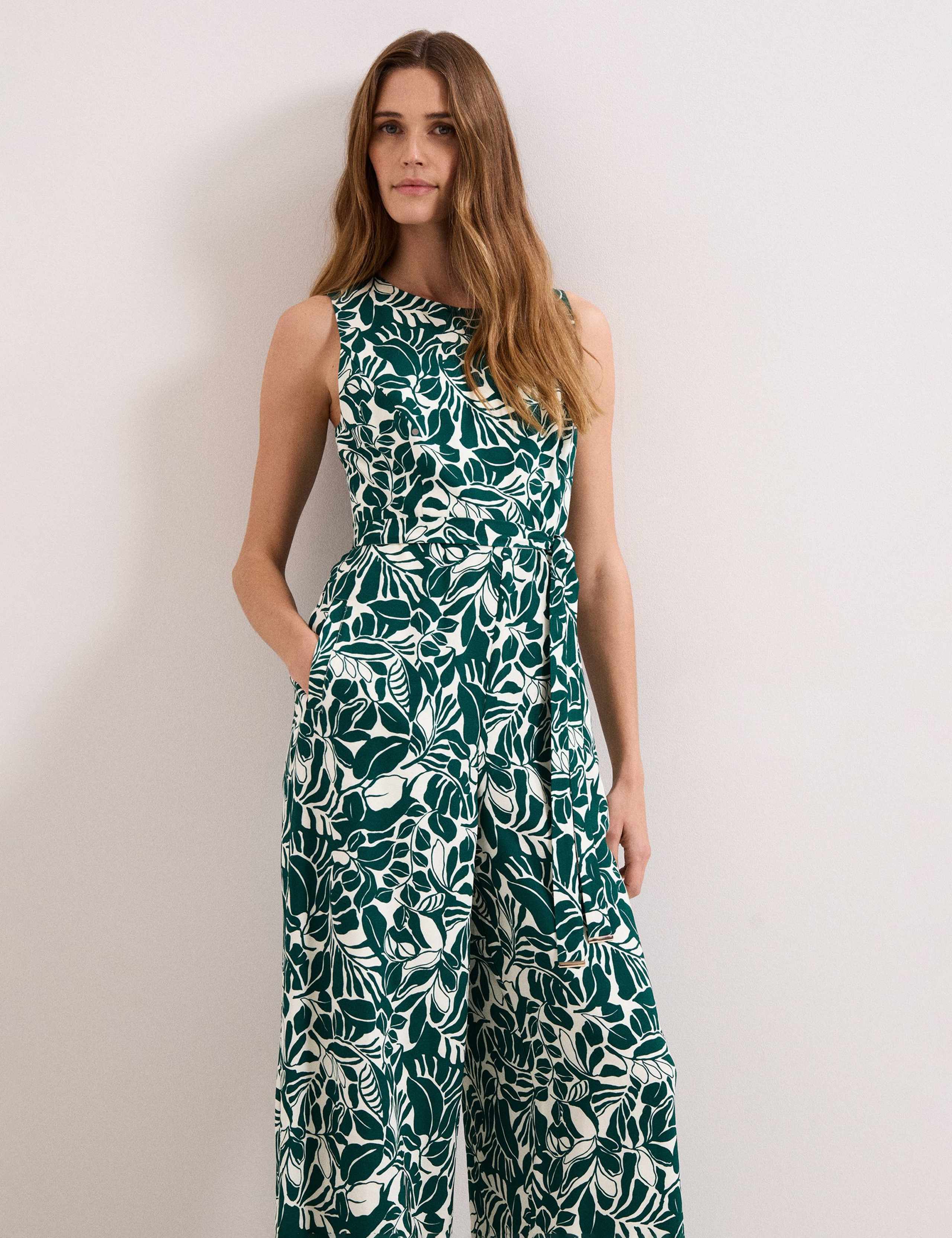 Floral Sleeveless Jumpsuit 6 of 8