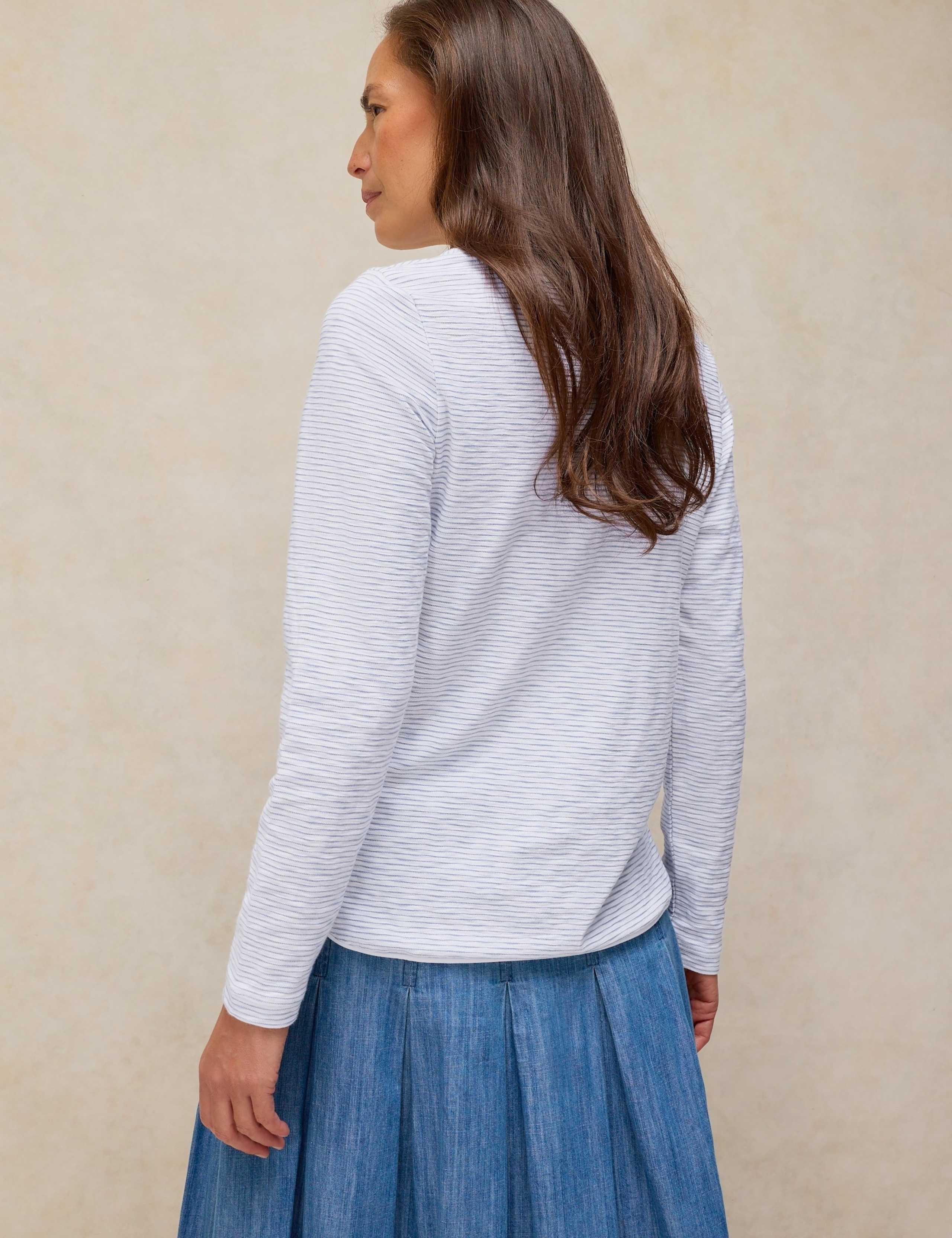 Pure Cotton Textured T-Shirt 5 of 6