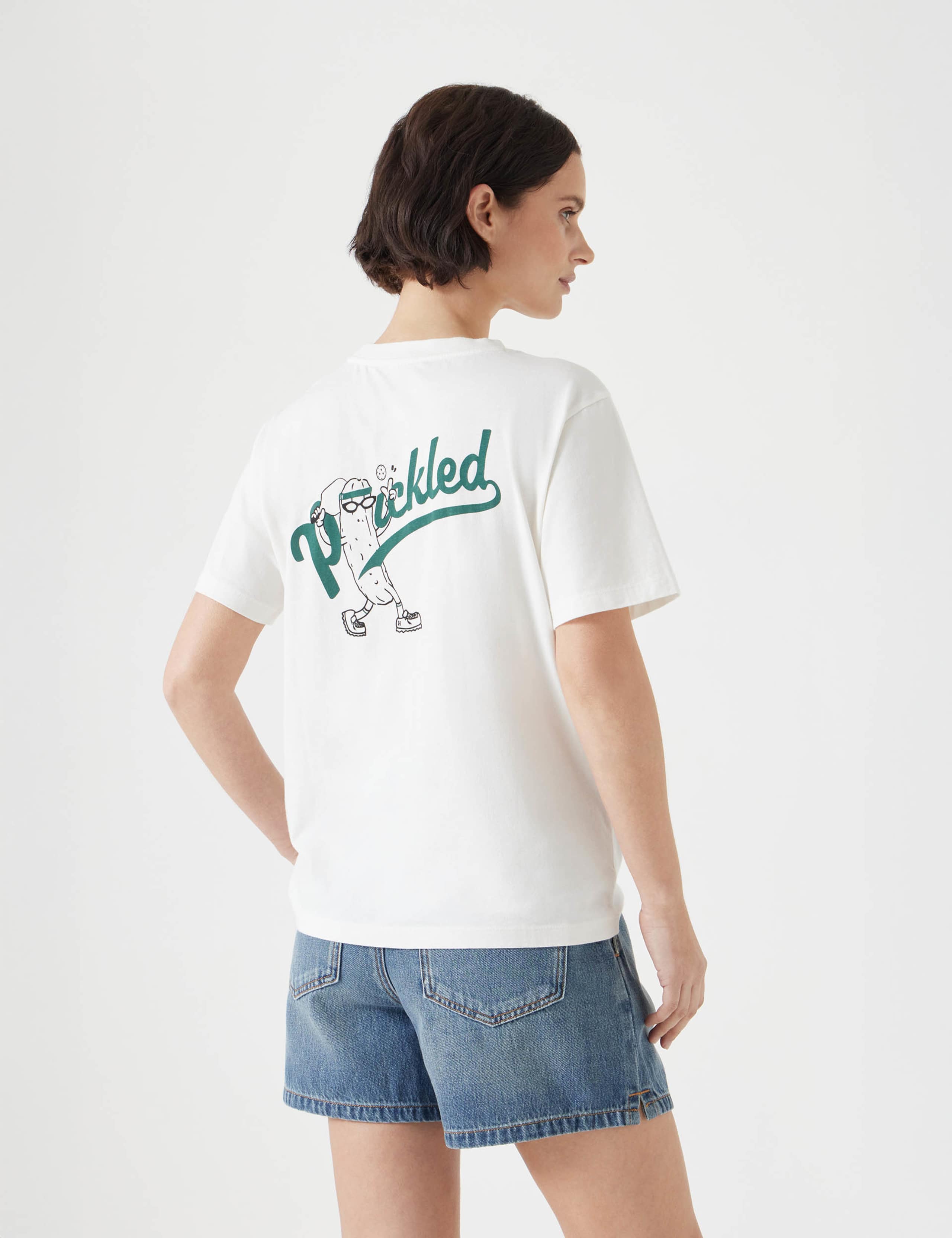 Pure Cotton Pickled Graphic T-Shirt 2 of 3