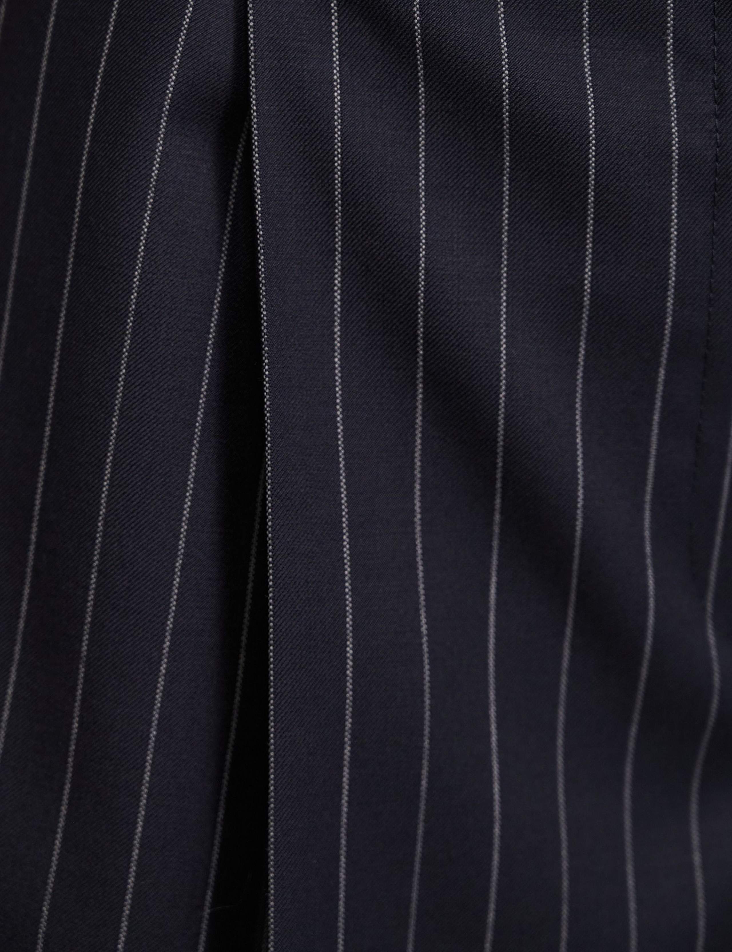 Wool Blend Pinstripe Bermuda Shorts 6 of 6