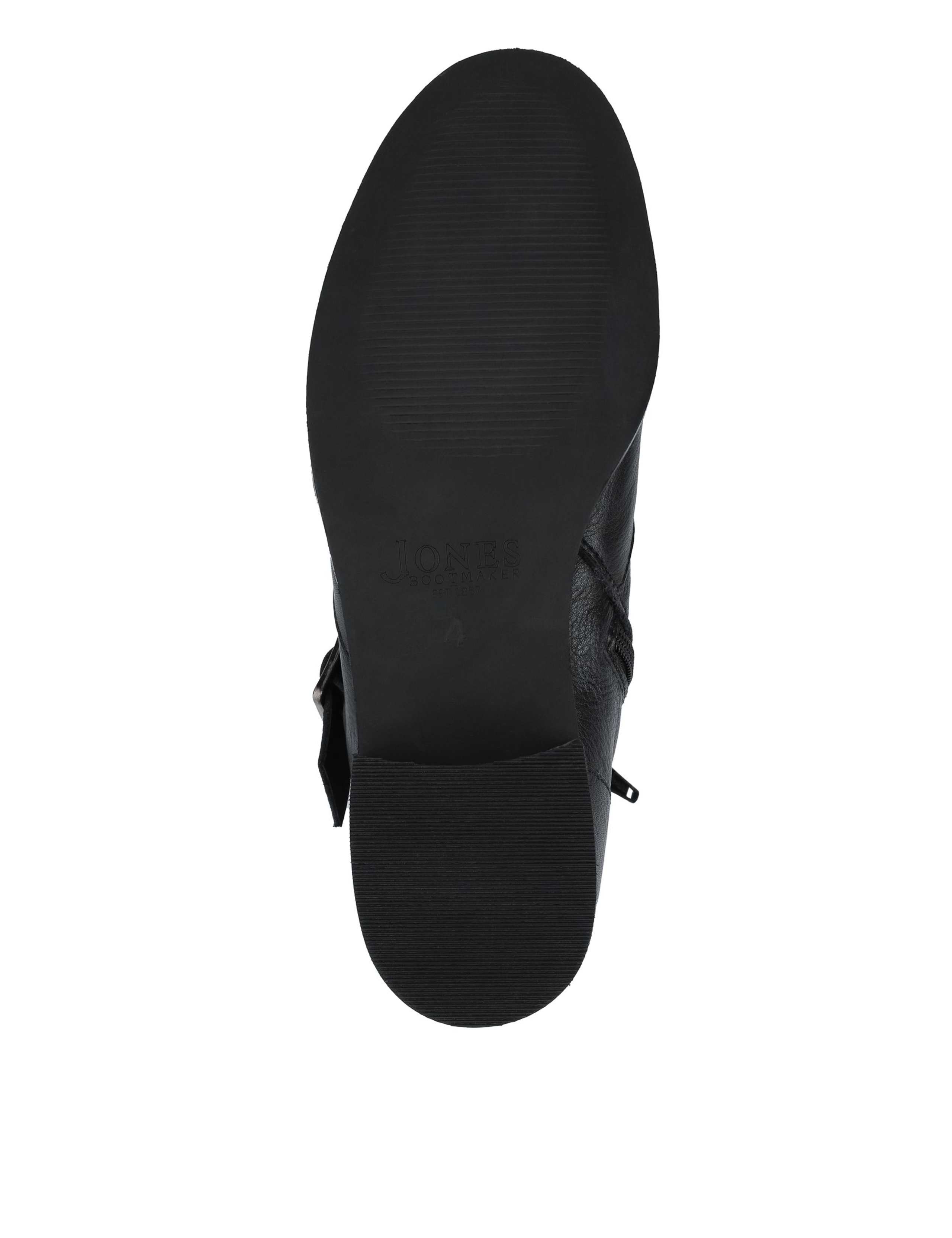 Leather Buckle Block Heel Ankle Boots 5 of 5